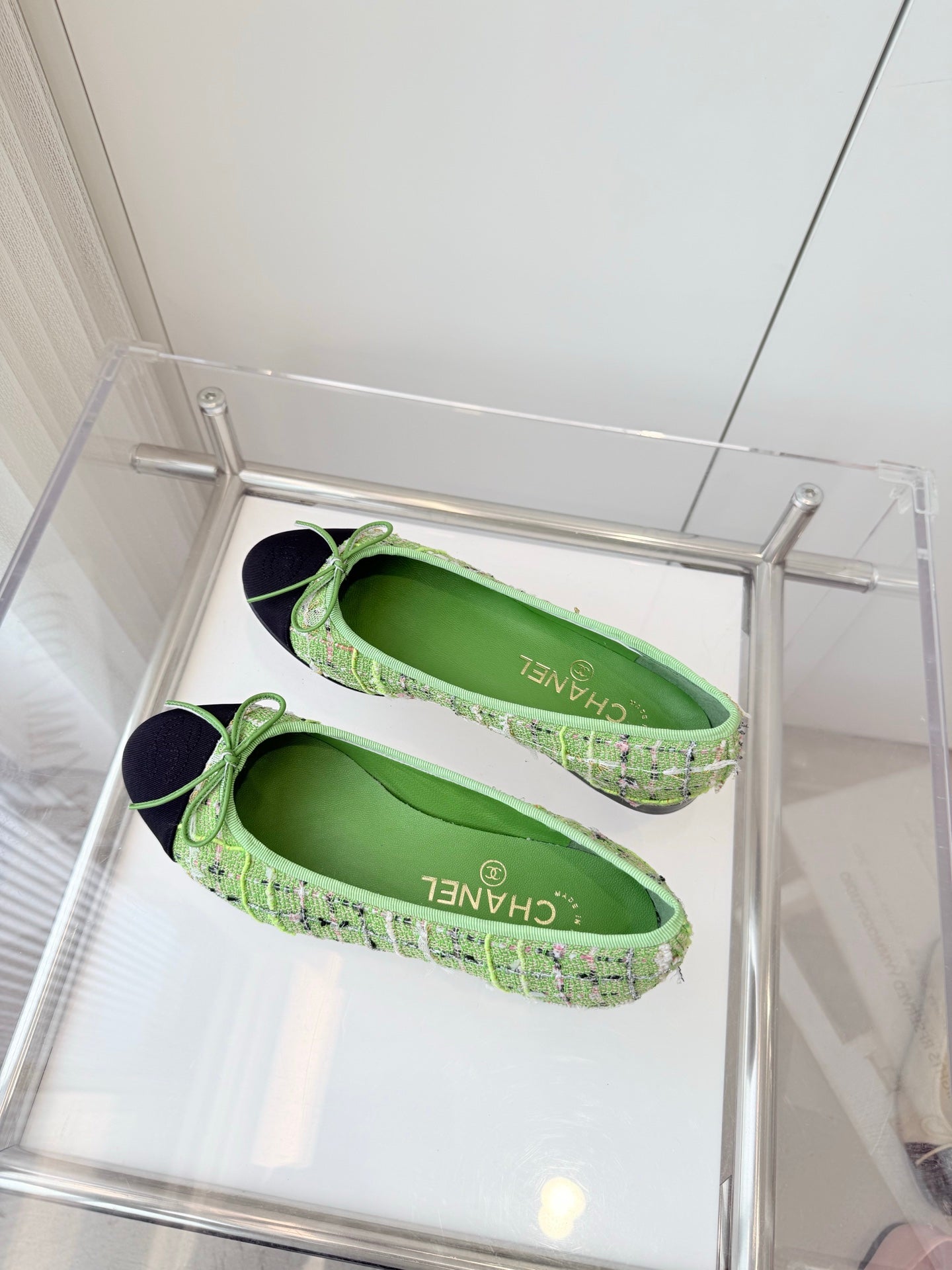 CC Ballet Flat Green Fabric 238777