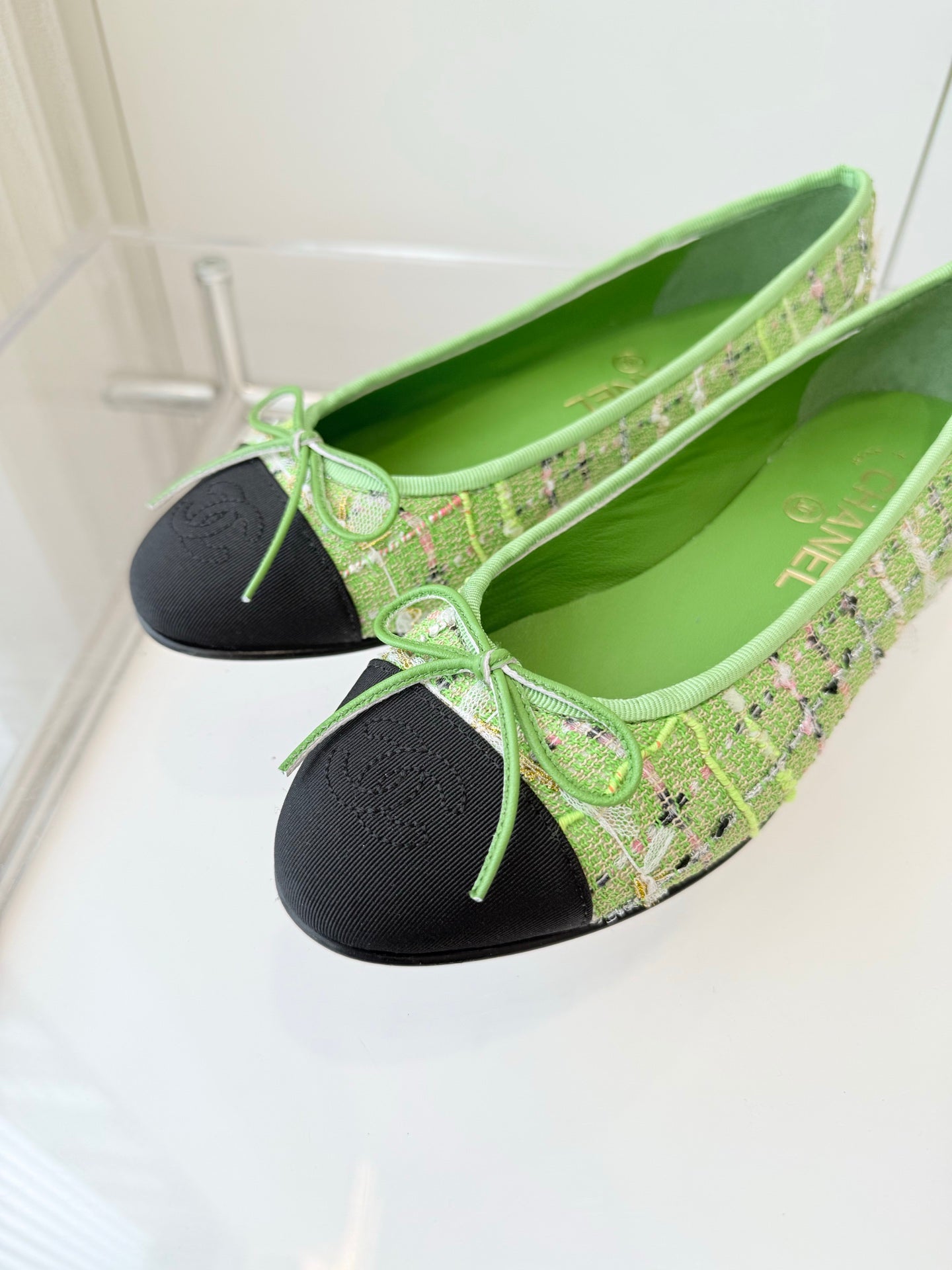 CC Ballet Flat Green Fabric 238777