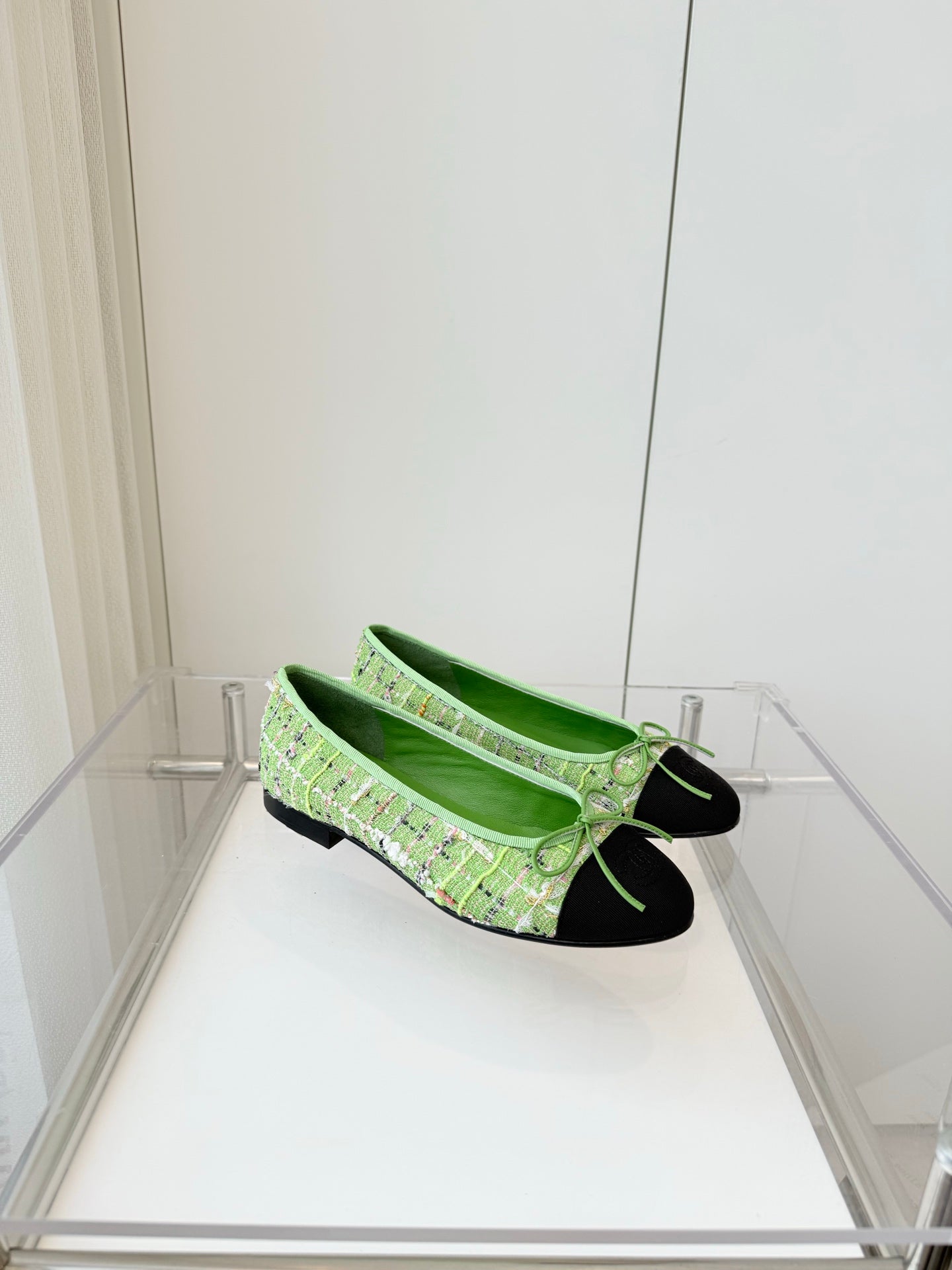 CC Ballet Flat Green Fabric 238777