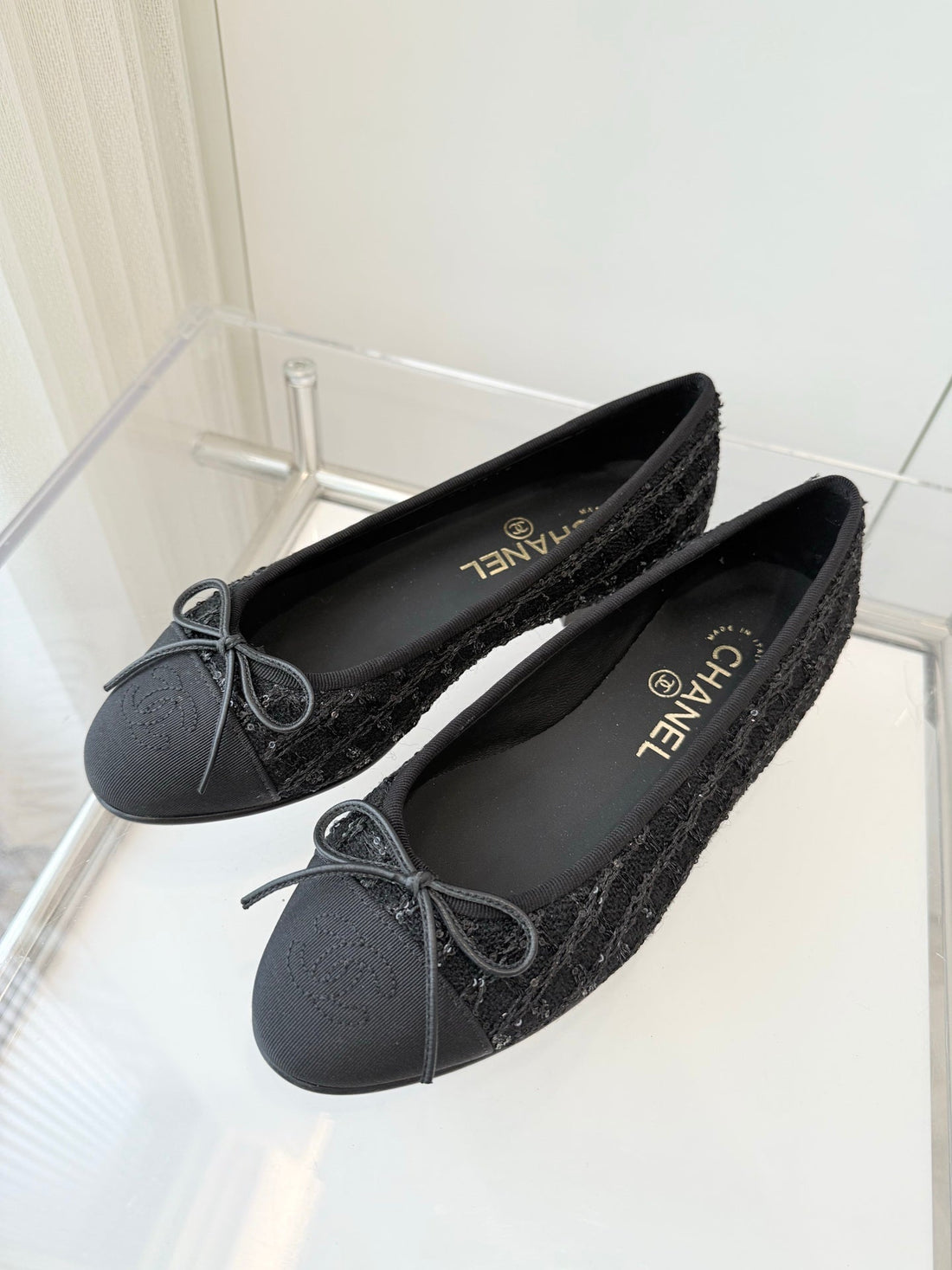CC Ballet Flat Black Fabric 238779