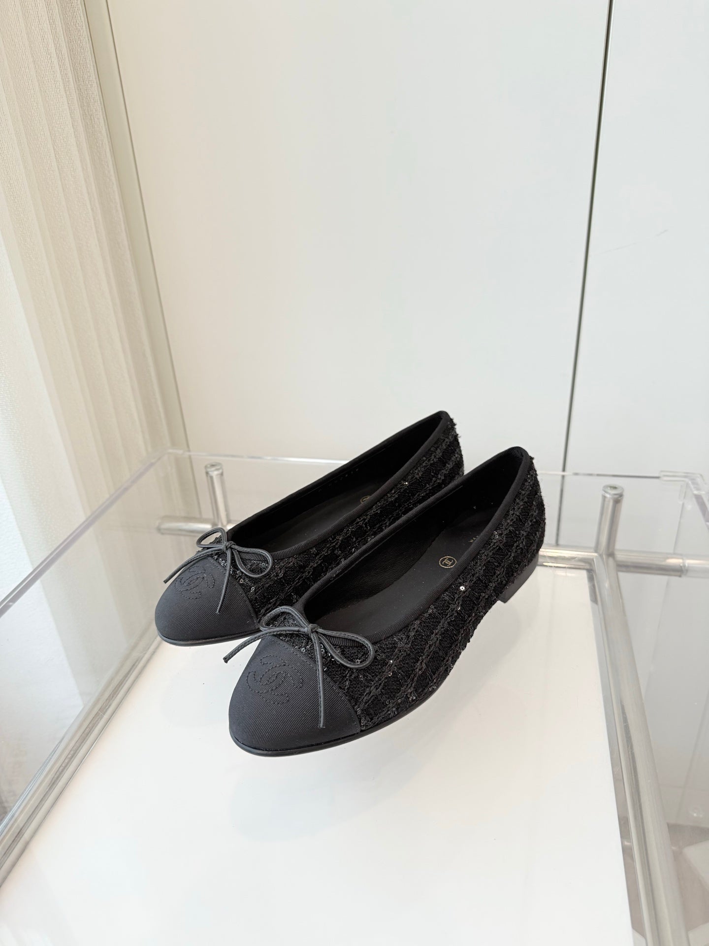 CC Ballet Flat Black Fabric 238779