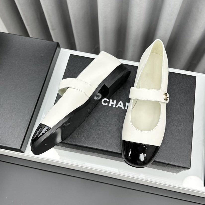 mary janes white black calfskin patent calfskin