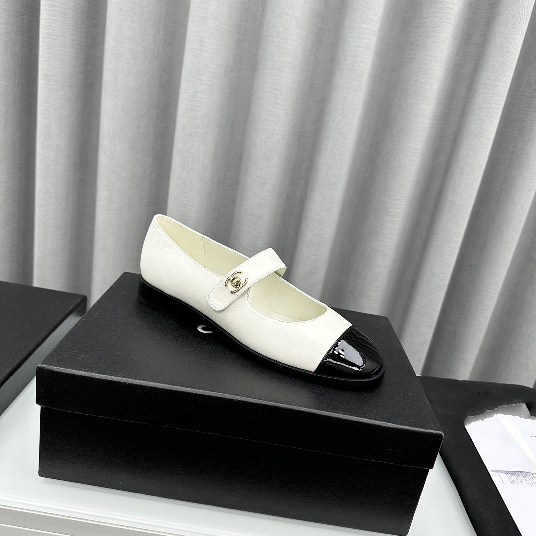 mary janes white black calfskin patent calfskin