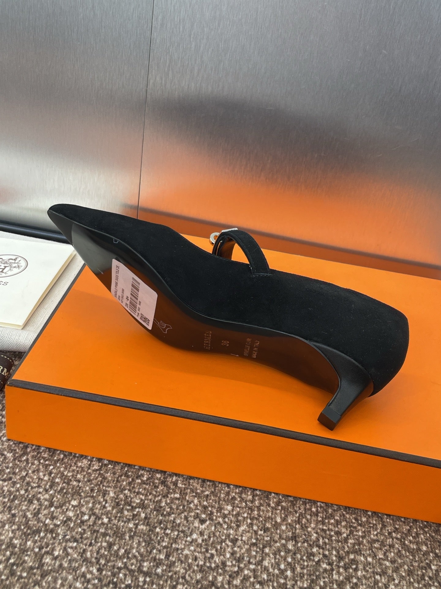 HM 25C Kiara 40 Pump Black Suede 208275