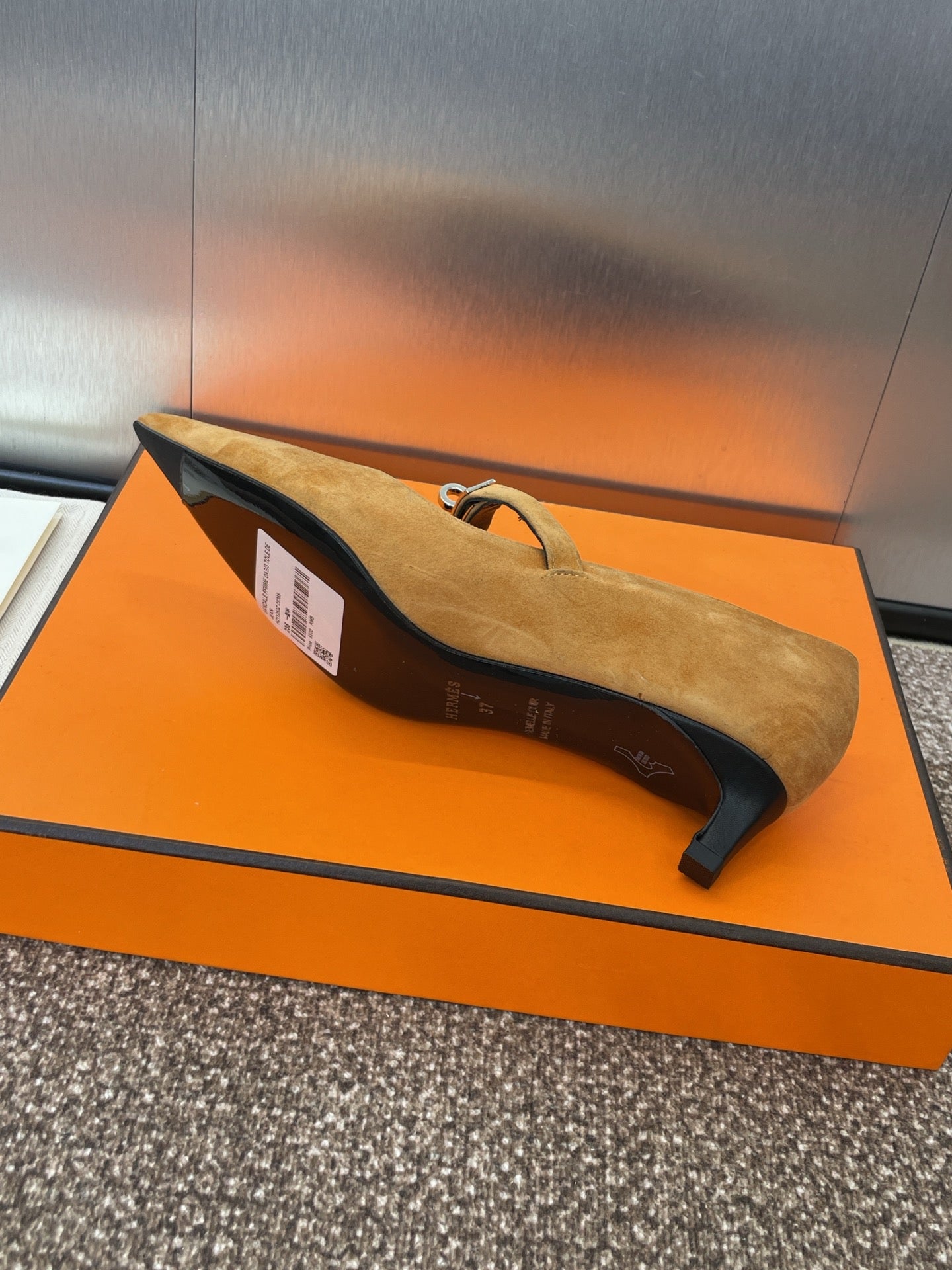 HM 25C Kiara 40 Pump Brown Suede 208276