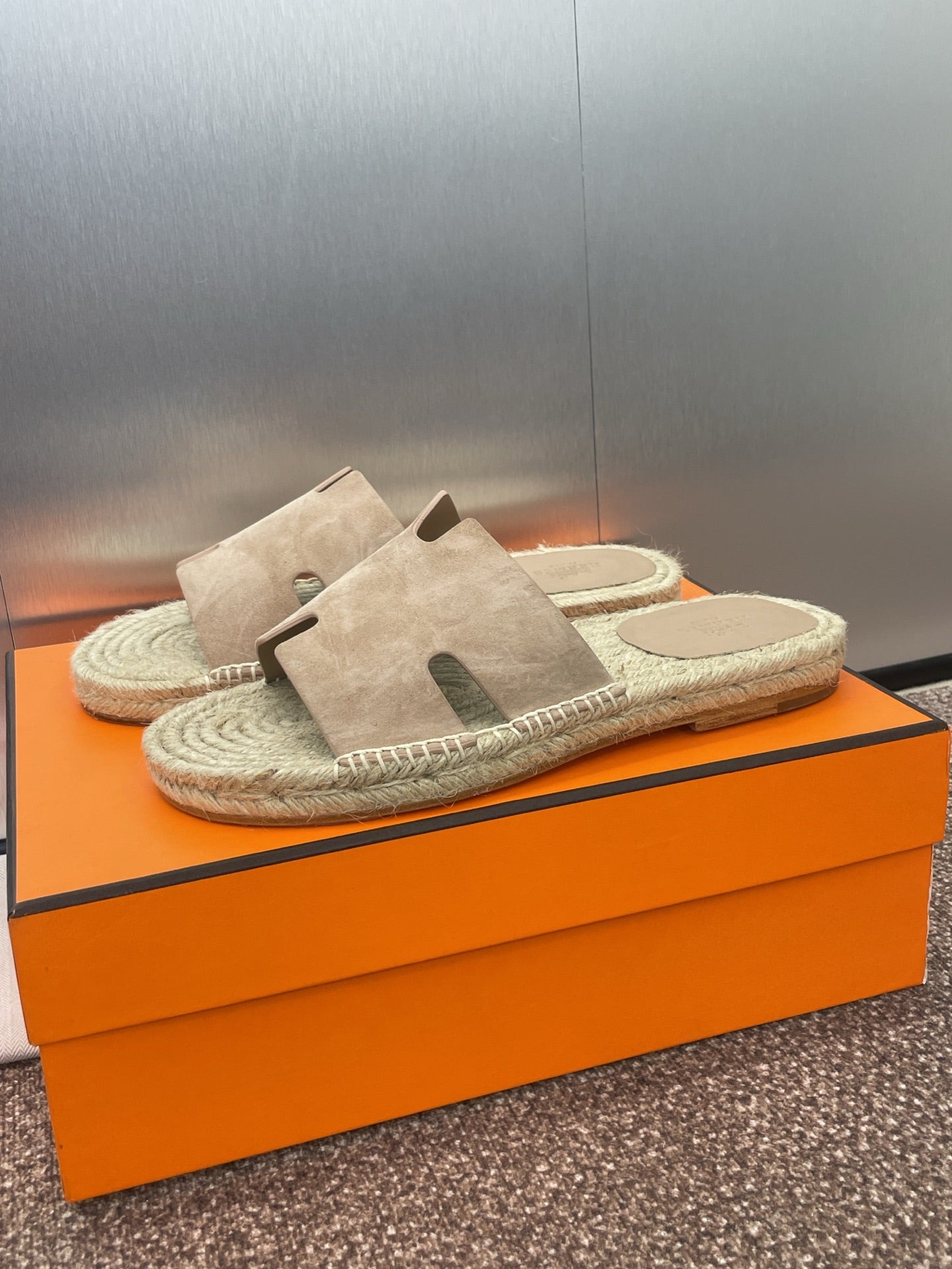 HM 25 Antigua Espadrilles Light Brown Suede