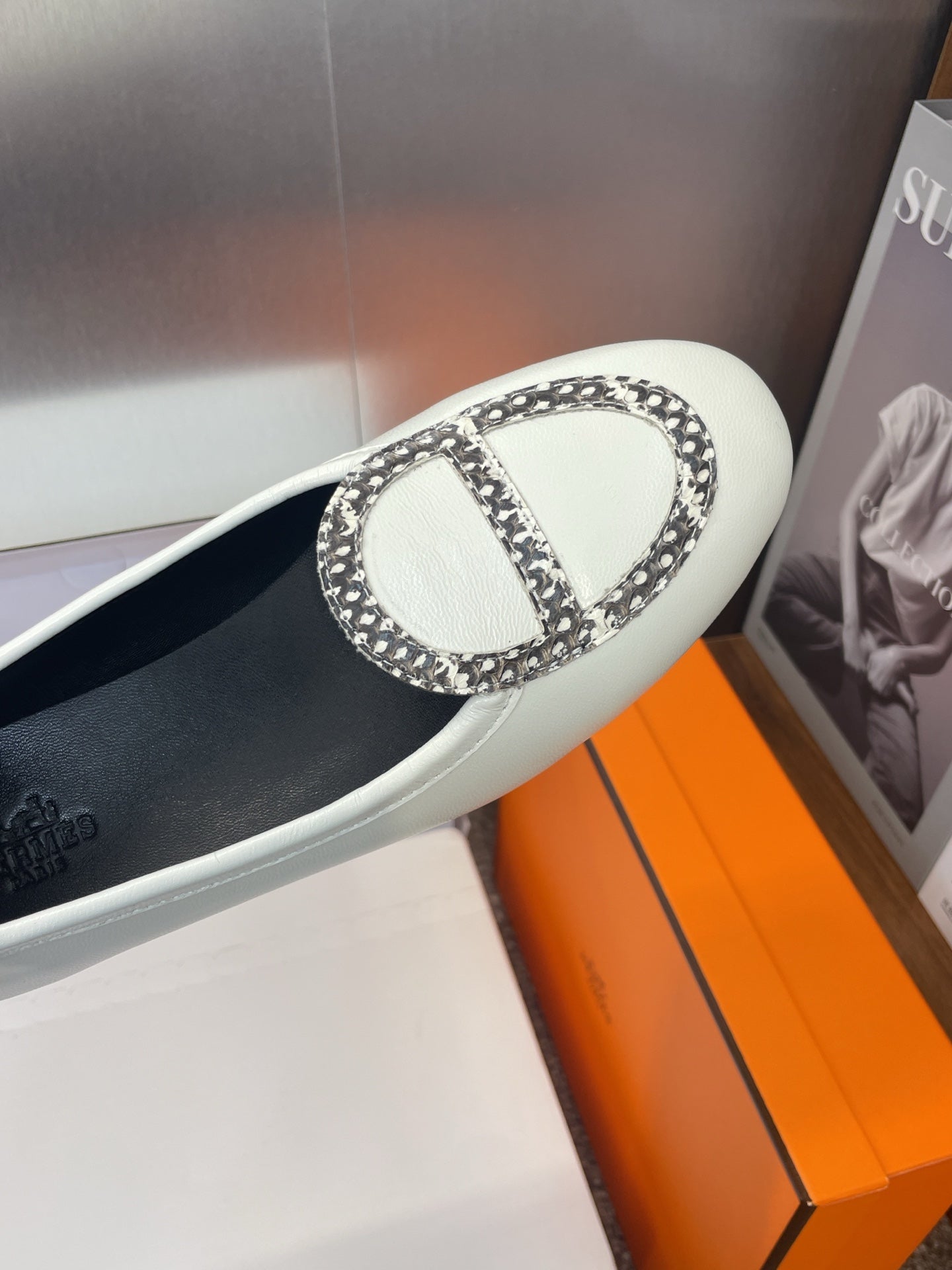 HM 25 Julia Loafer White Calfskin 372945