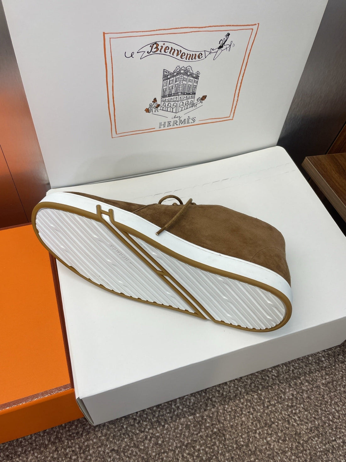 HM 25 Klicker Sneaker Brown Suede 373012