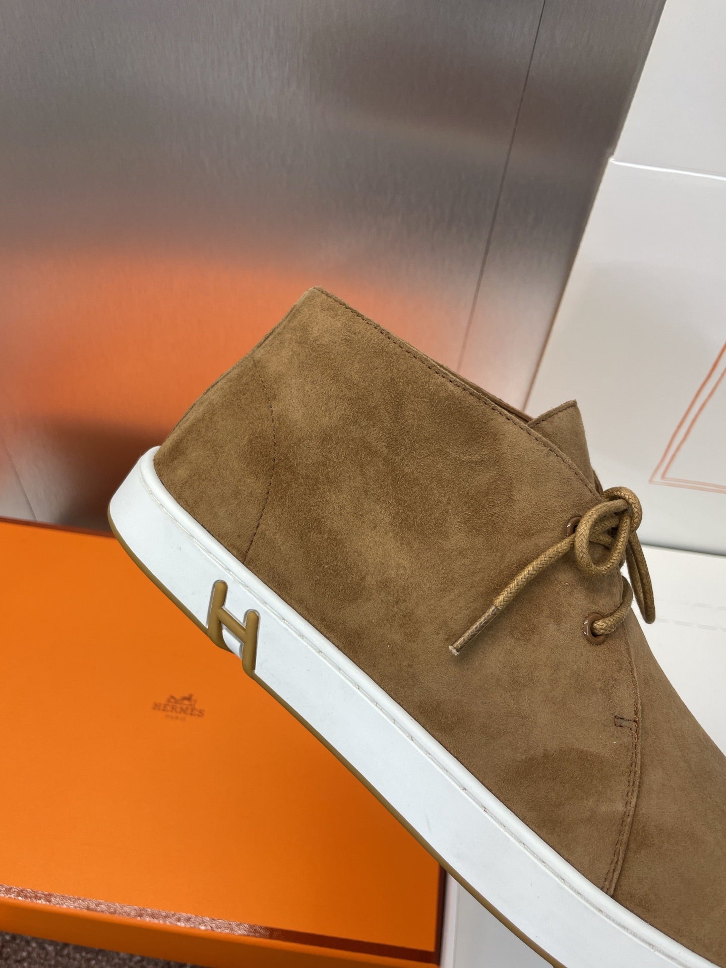 HM 25 Klicker Sneaker Brown Suede 373012