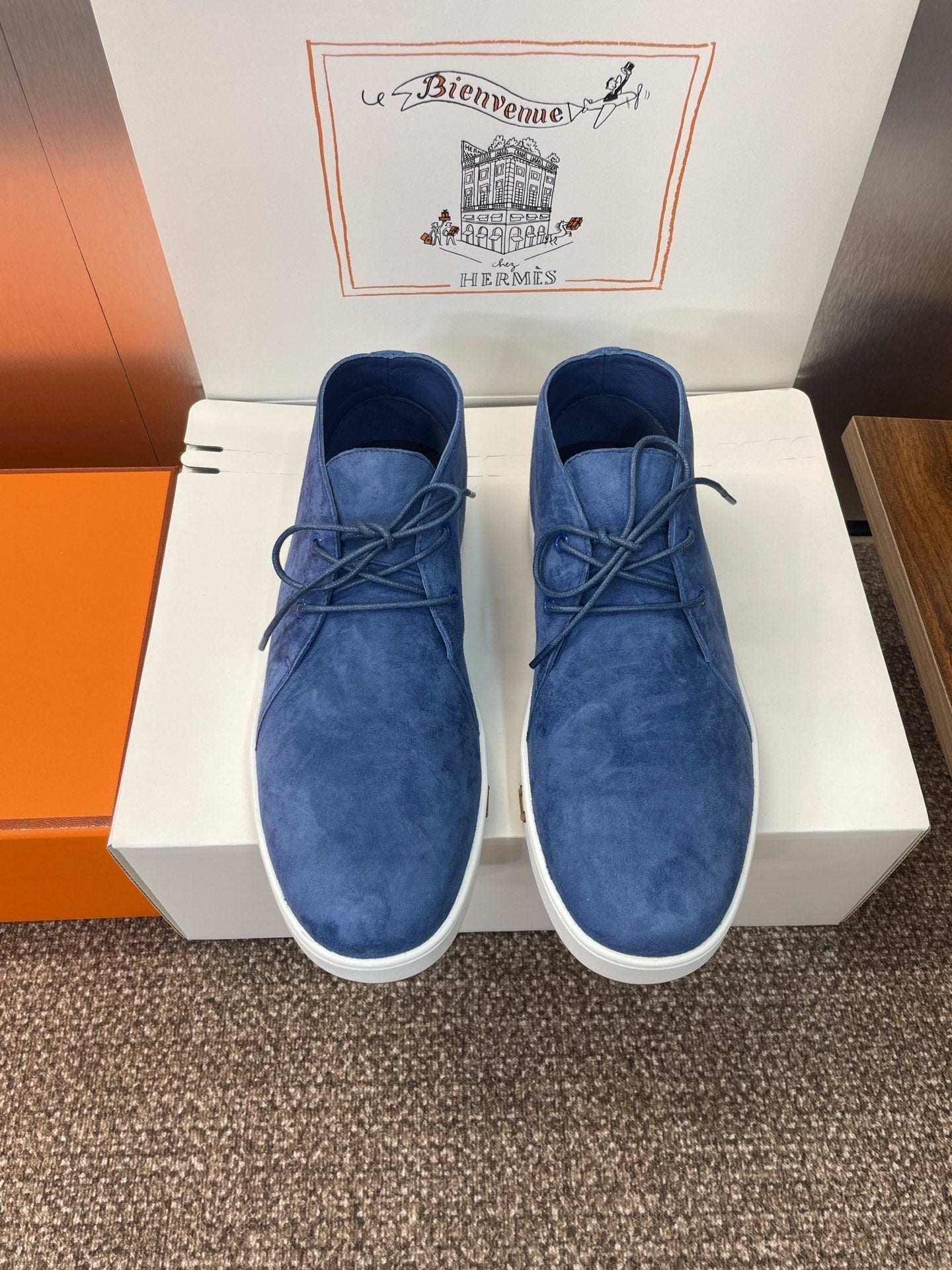 HM 25 Klicker Sneaker Blue Suede 373013