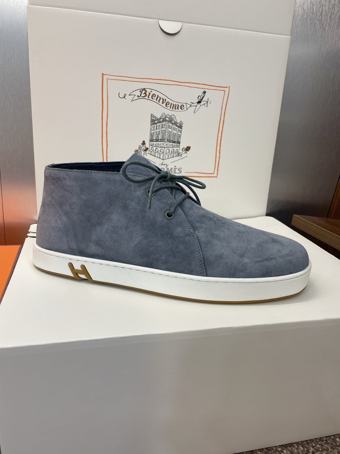 HM 25 Klicker Sneaker Grey Suede 373014
