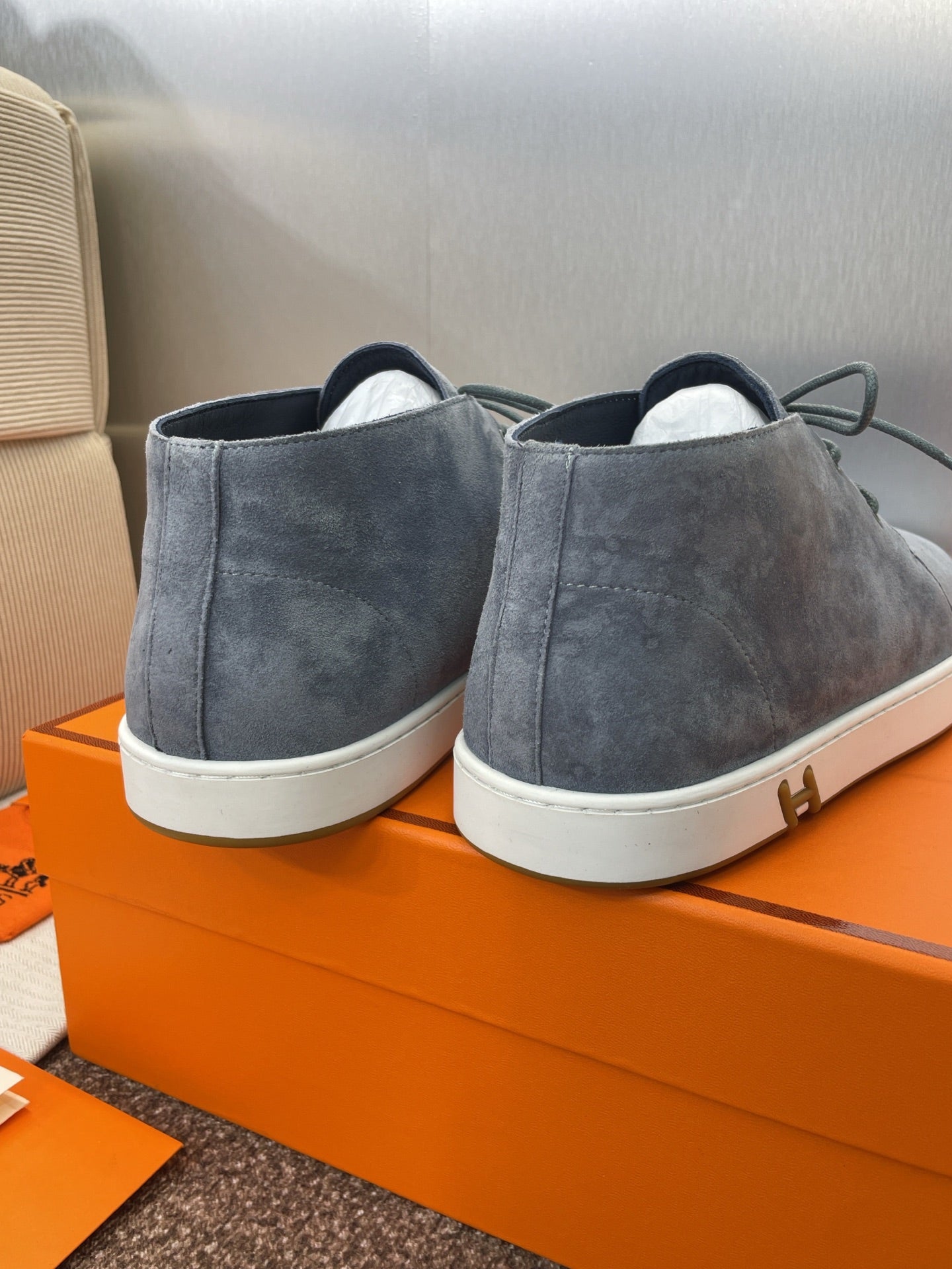 HM 25 Klicker Sneaker Grey Suede 373014