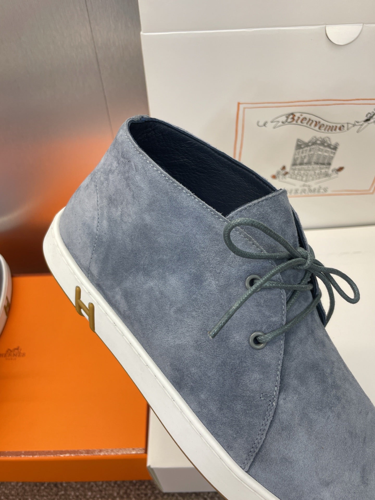 HM 25 Klicker Sneaker Grey Suede 373014