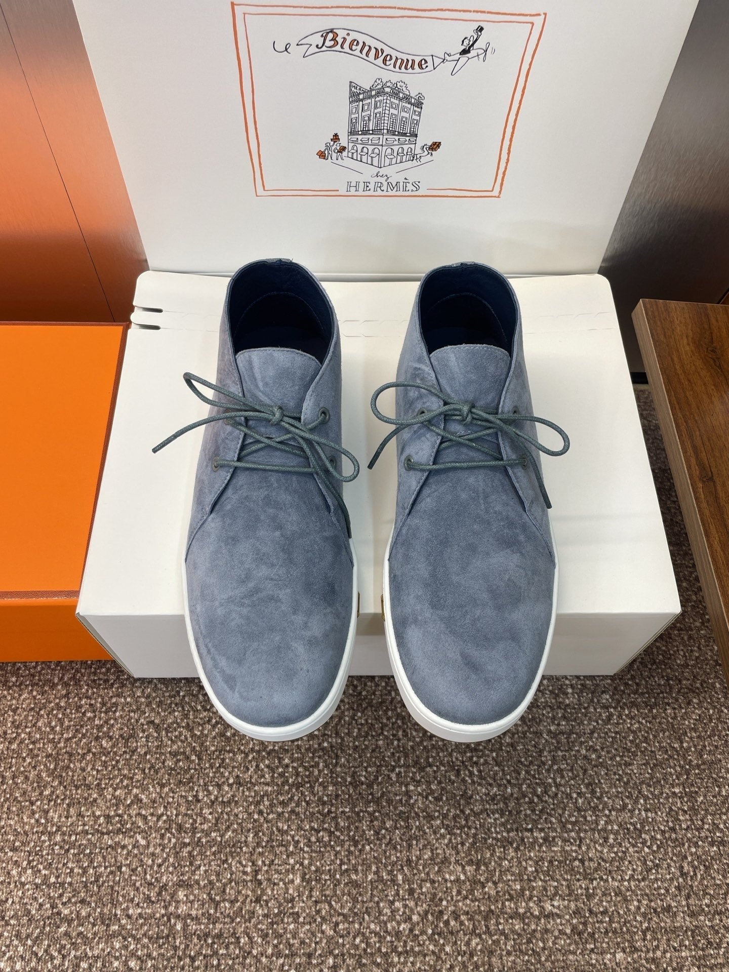 HM 25 Klicker Sneaker Grey Suede 373014