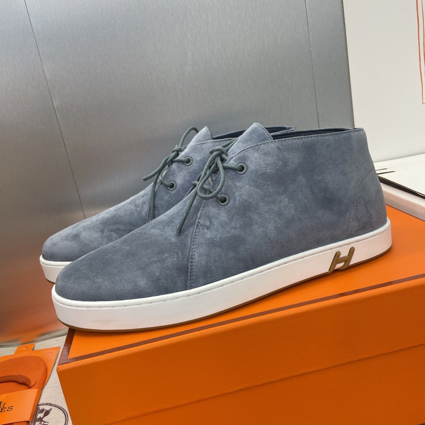 HM 25 Klicker Sneaker Grey Suede 373014