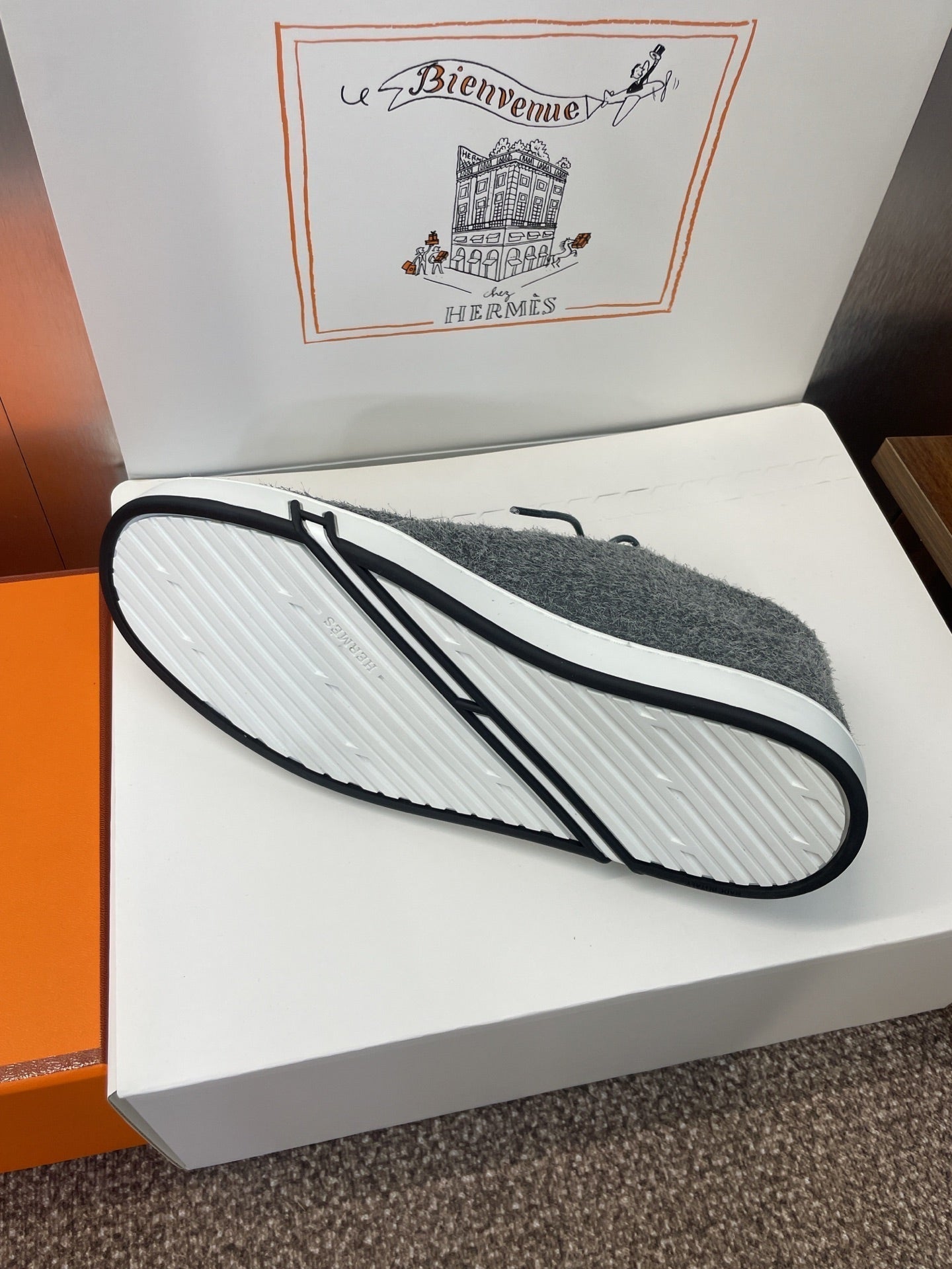 HM 25 Klicker Sneaker Blue Woolen Calfskin 373015