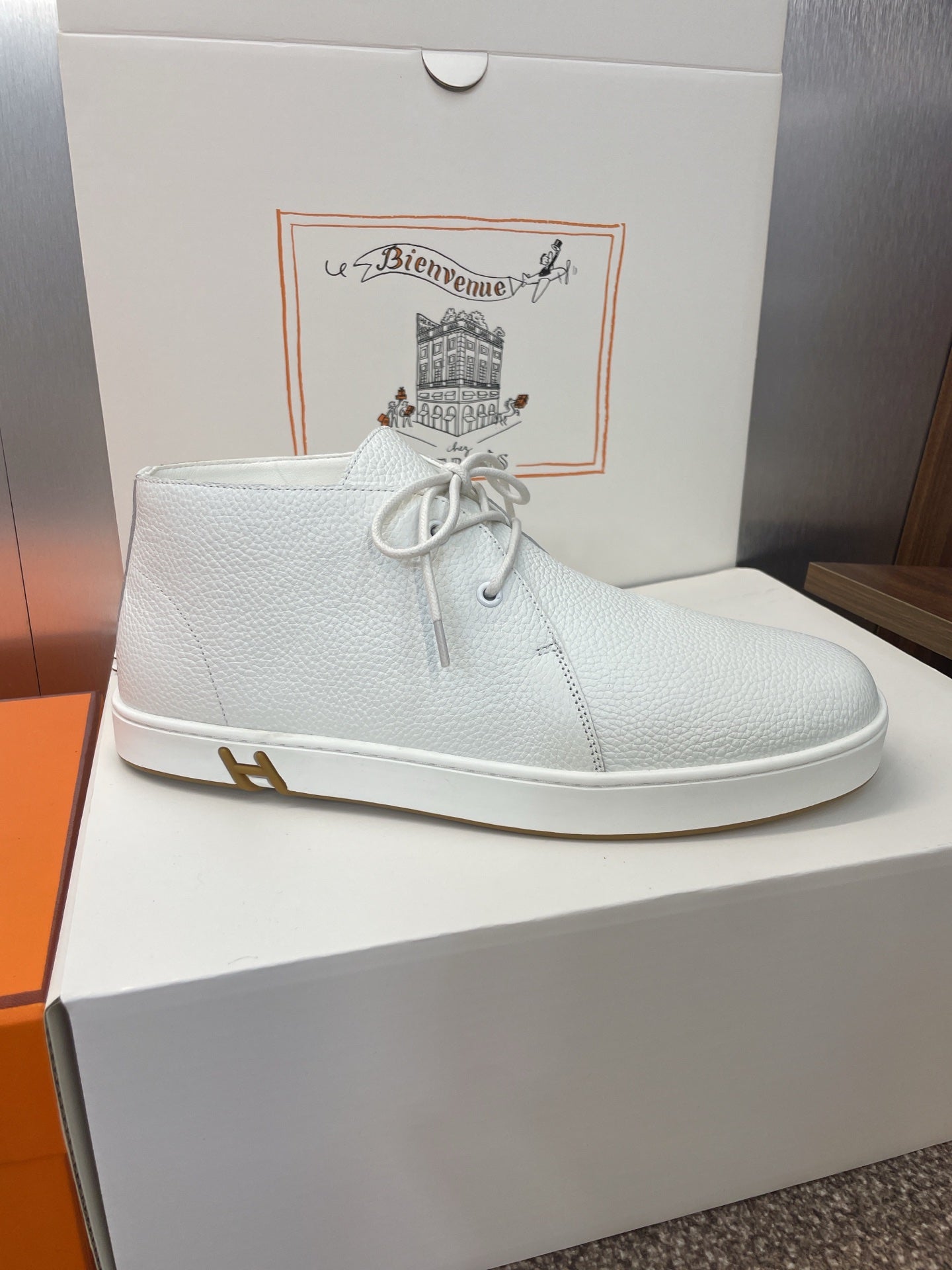 HM 25 Klicker Sneaker White Calfskin 373017