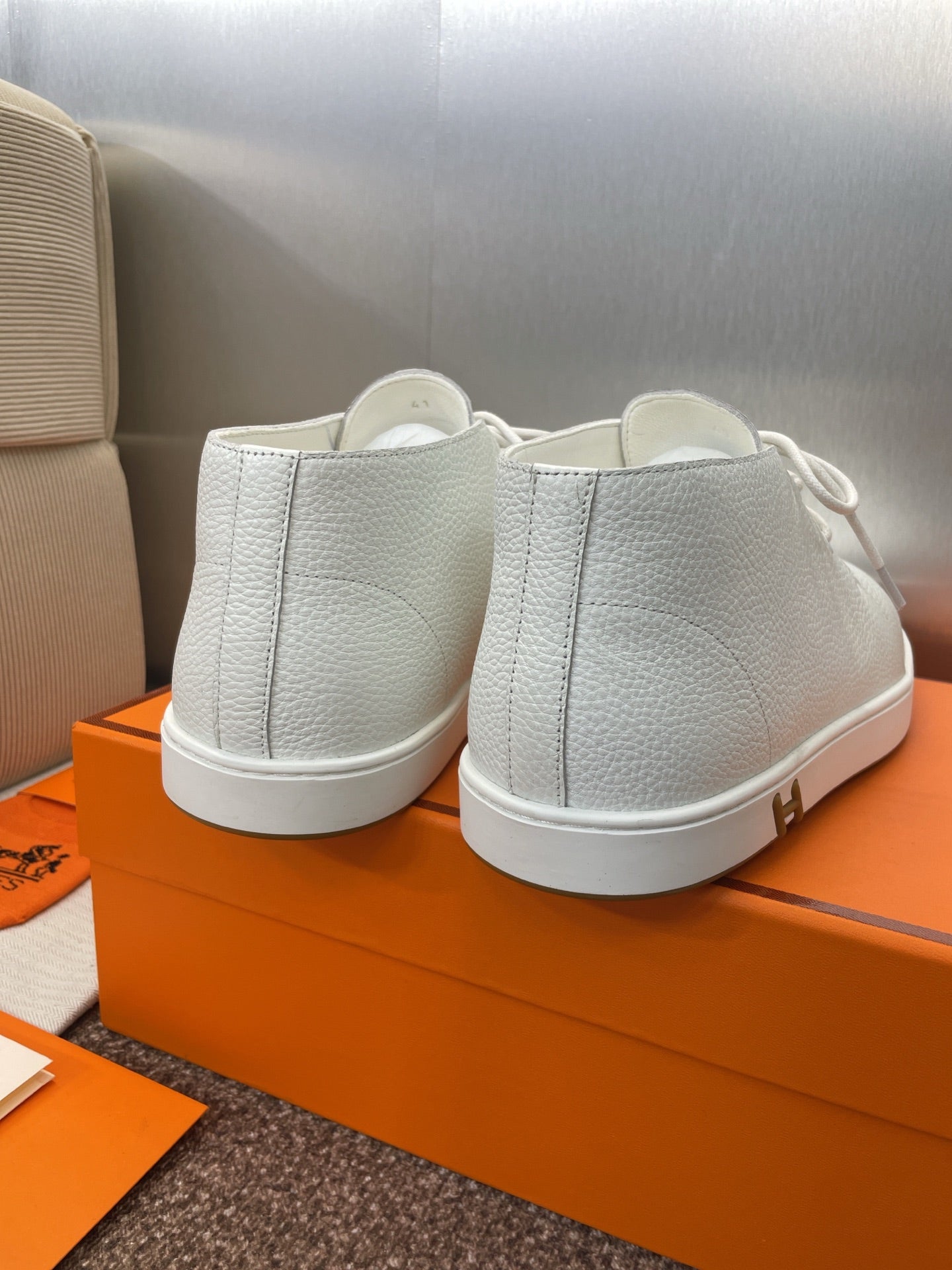 HM 25 Klicker Sneaker White Calfskin 373017