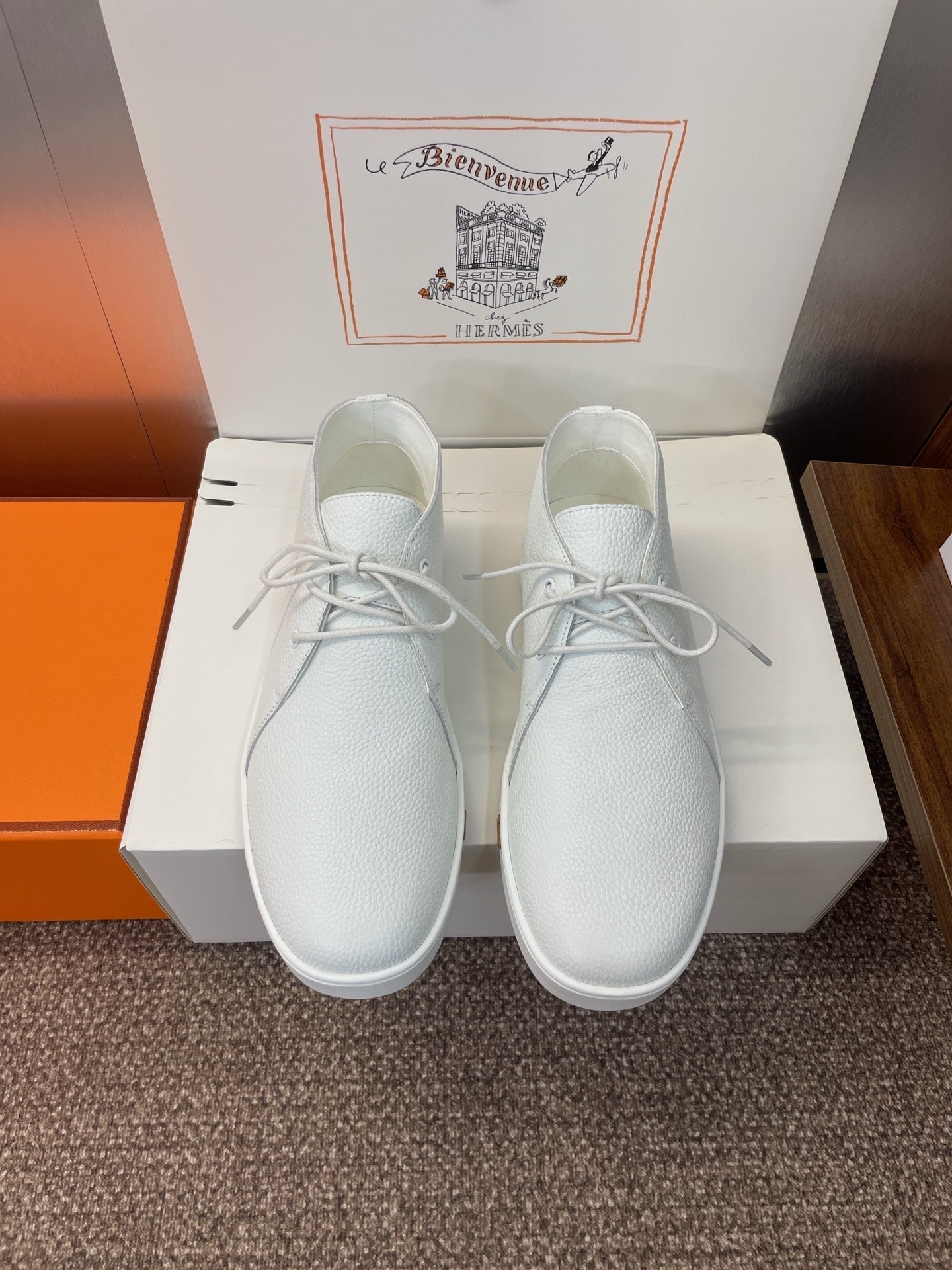 HM 25 Klicker Sneaker White Calfskin 373017