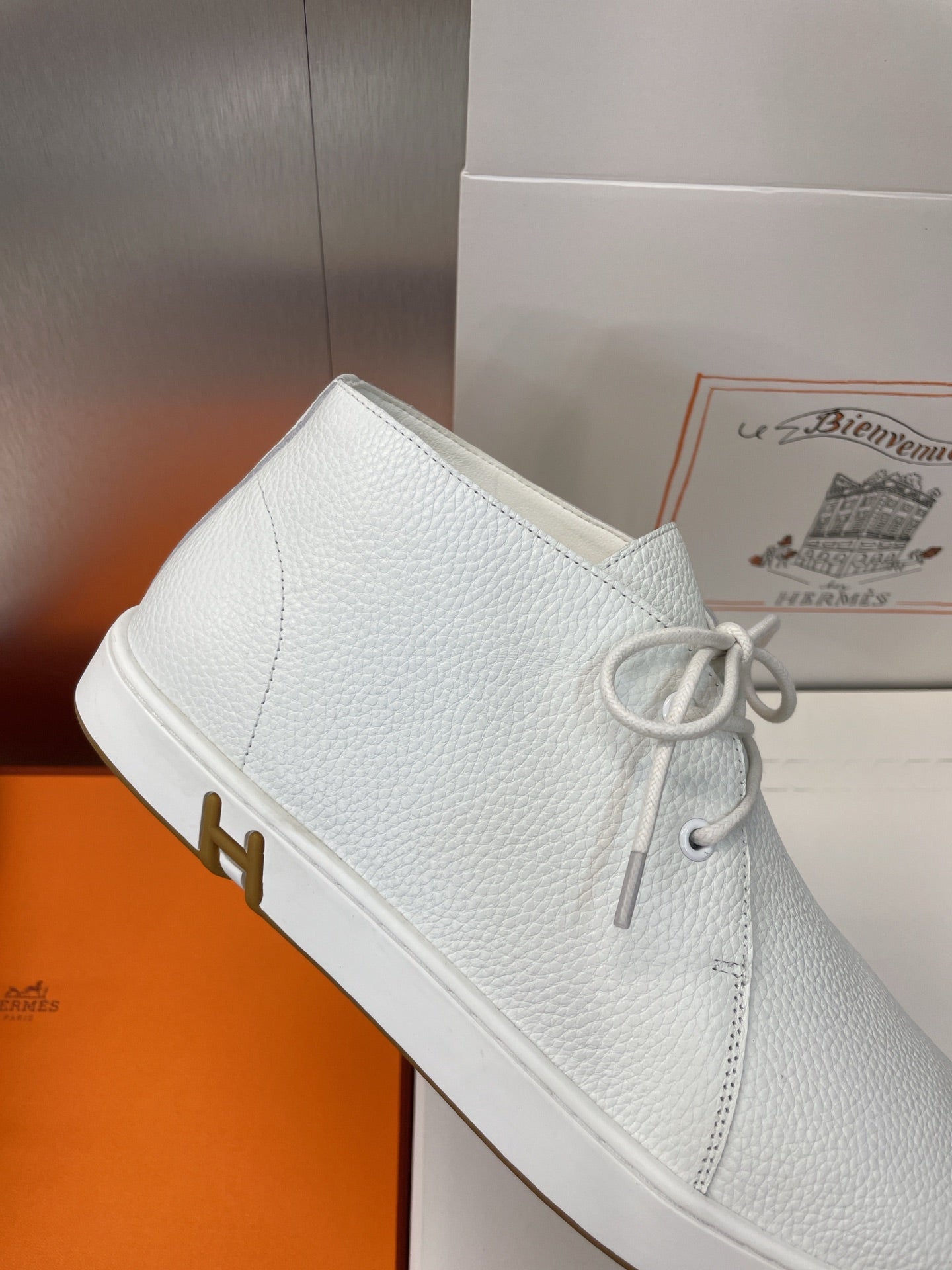 HM 25 Klicker Sneaker White Calfskin 373017