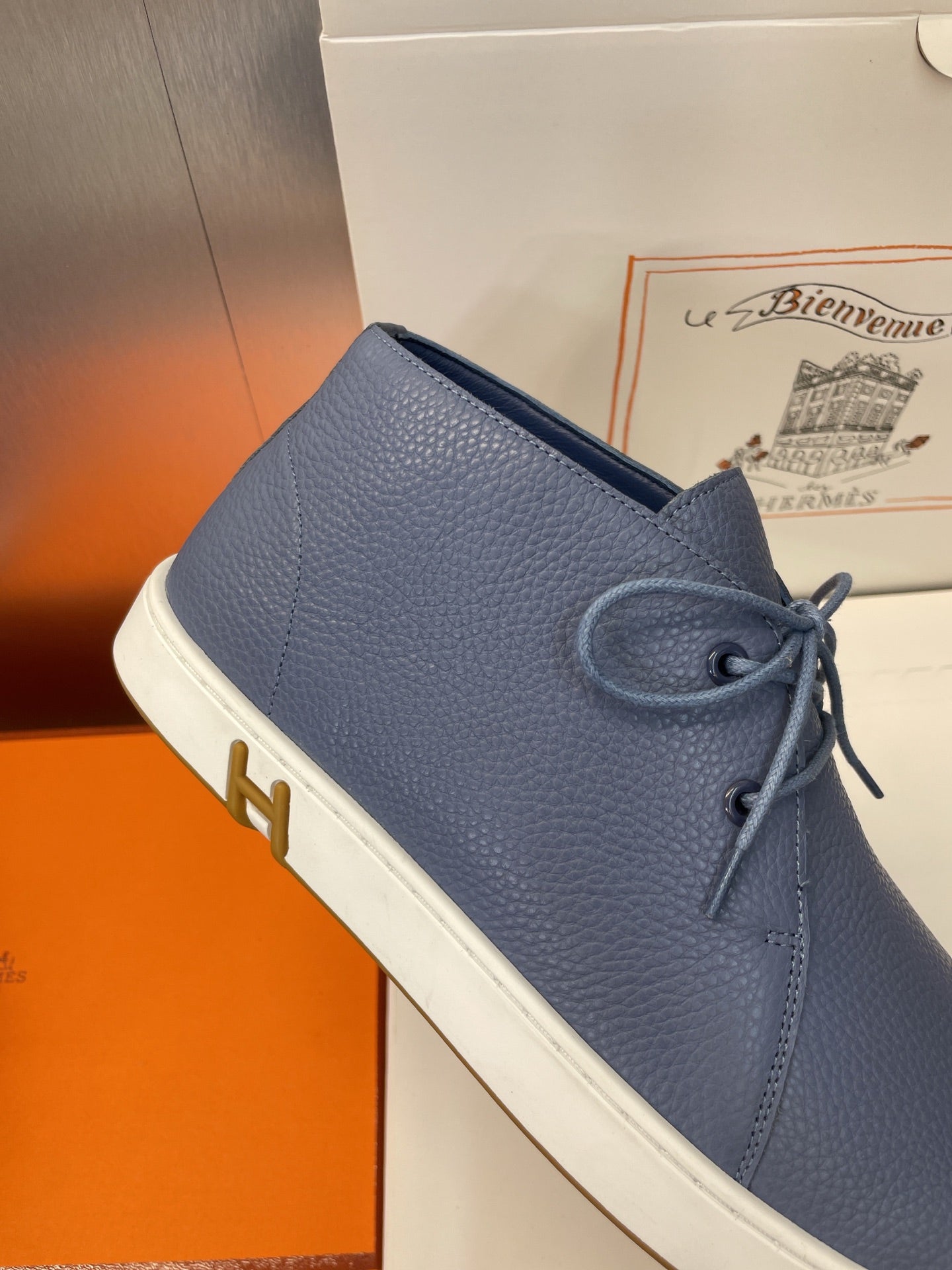 HM 25 Klicker Sneaker Blue Calfskin 373018