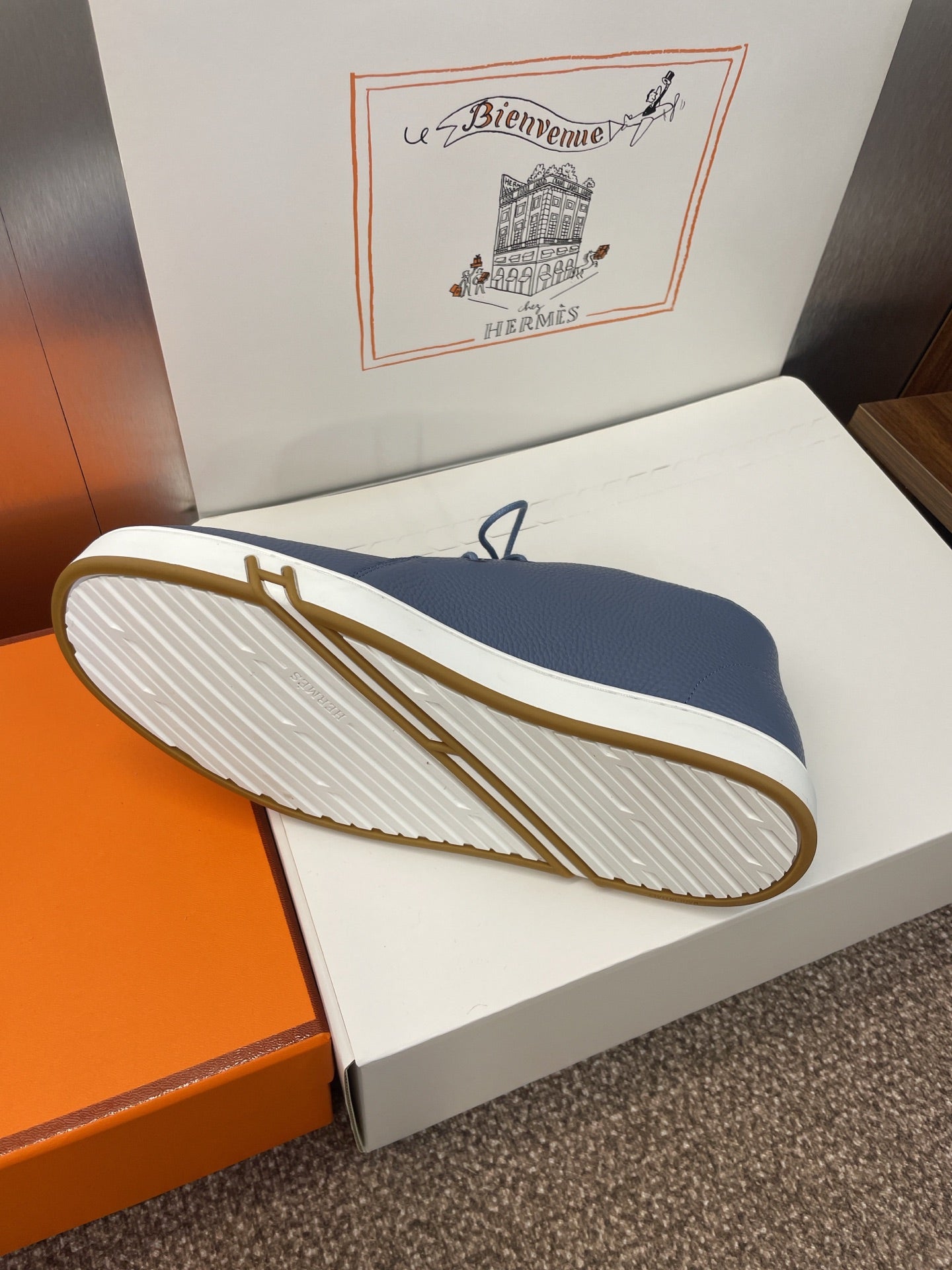 HM 25 Klicker Sneaker Blue Calfskin 373018