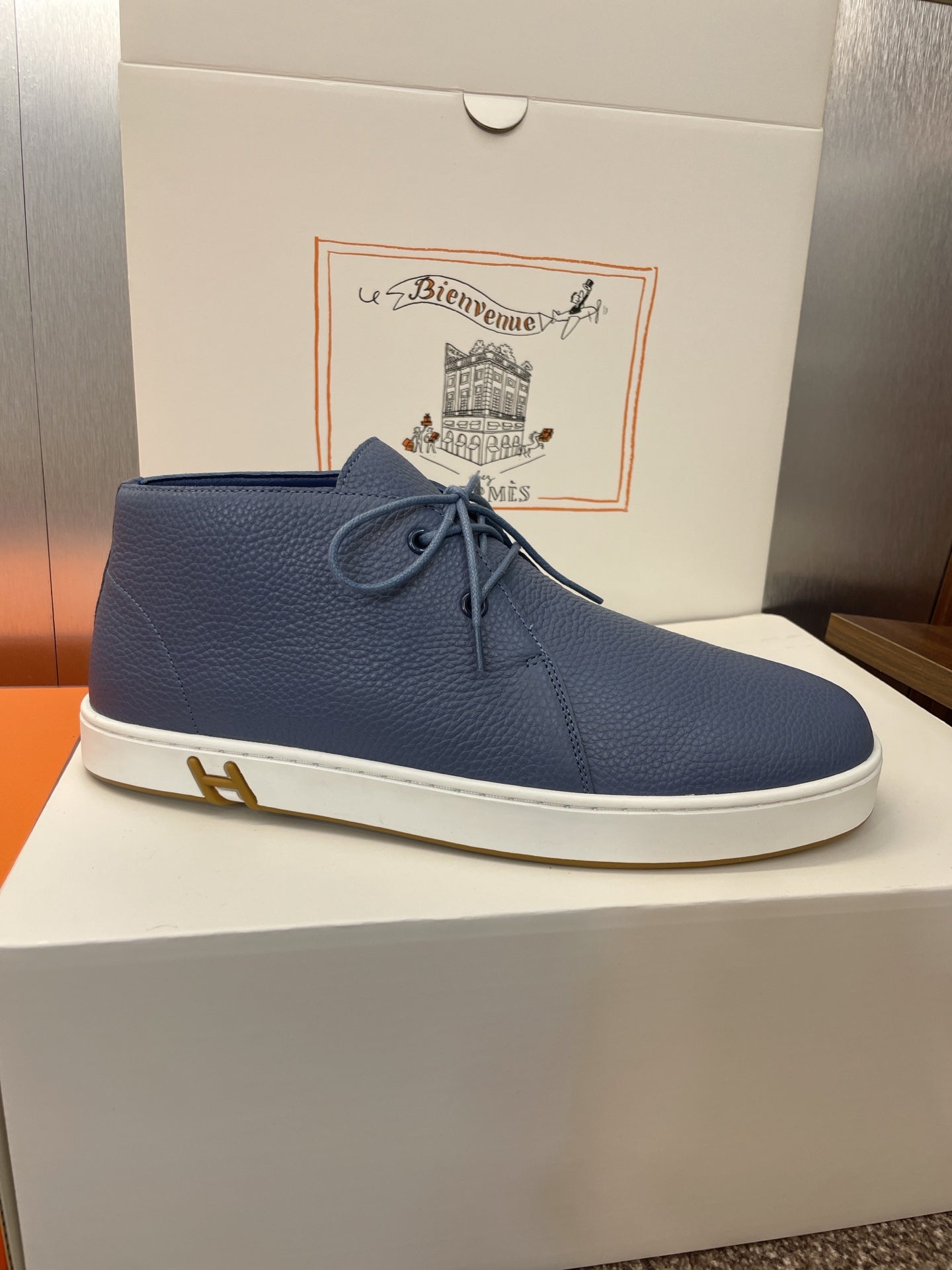 HM 25 Klicker Sneaker Blue Calfskin 373018