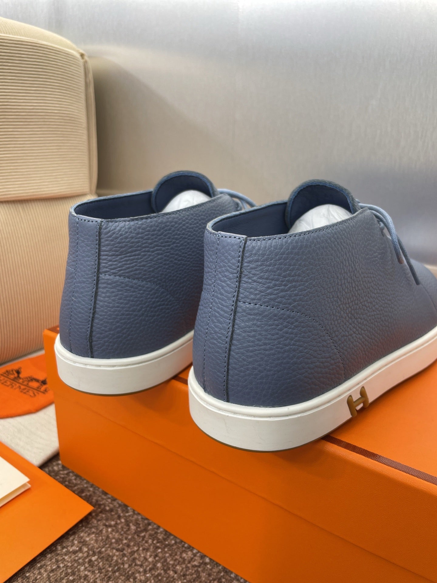 HM 25 Klicker Sneaker Blue Calfskin 373018