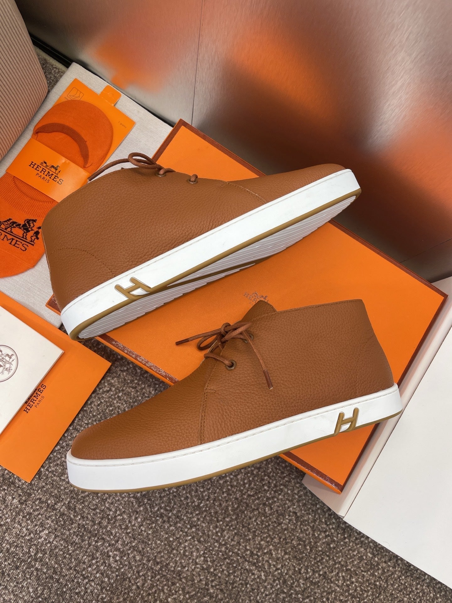 HM 25 Klicker Sneaker Brown Calfskin 373019