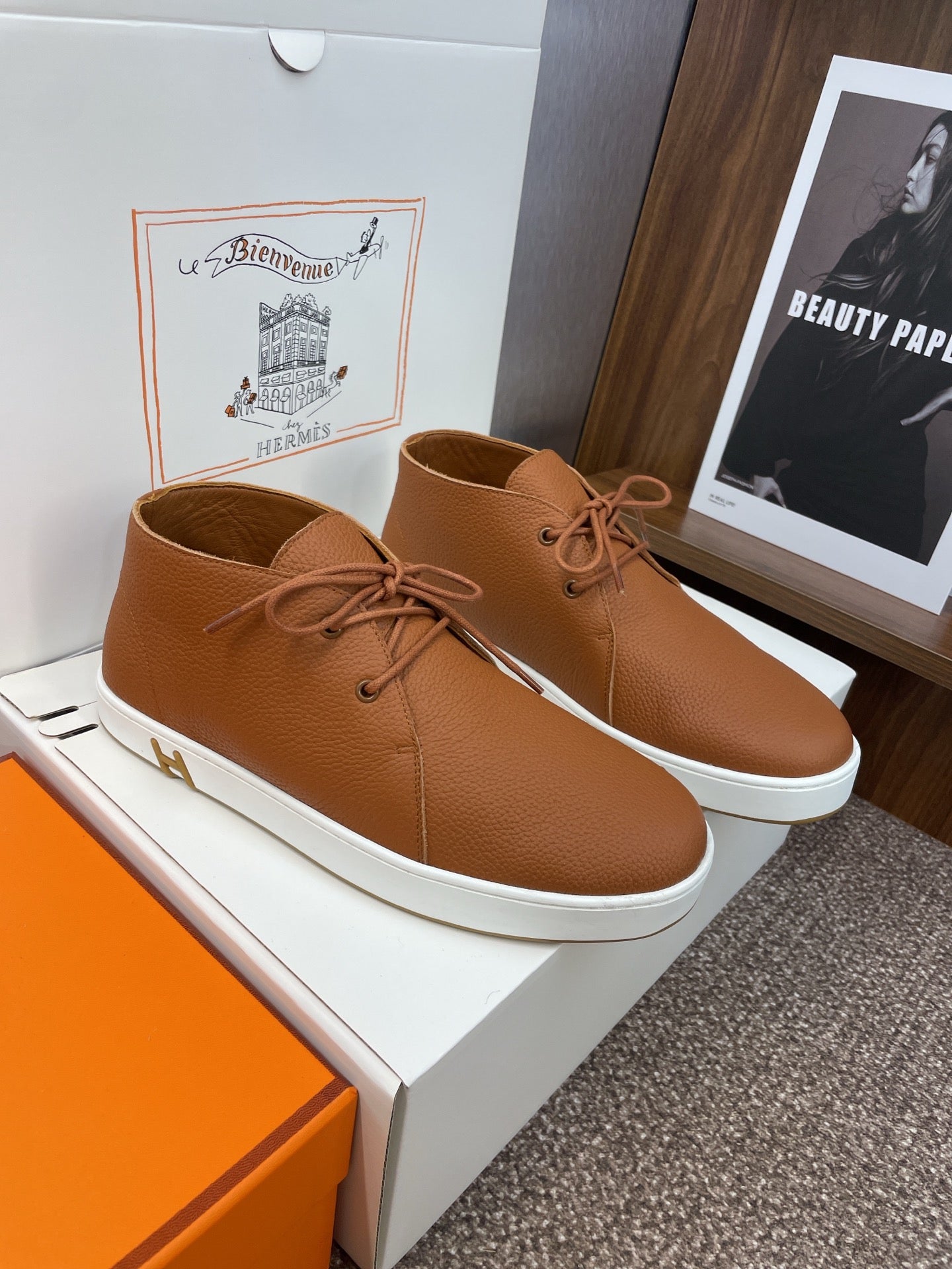 HM 25 Klicker Sneaker Brown Calfskin 373019