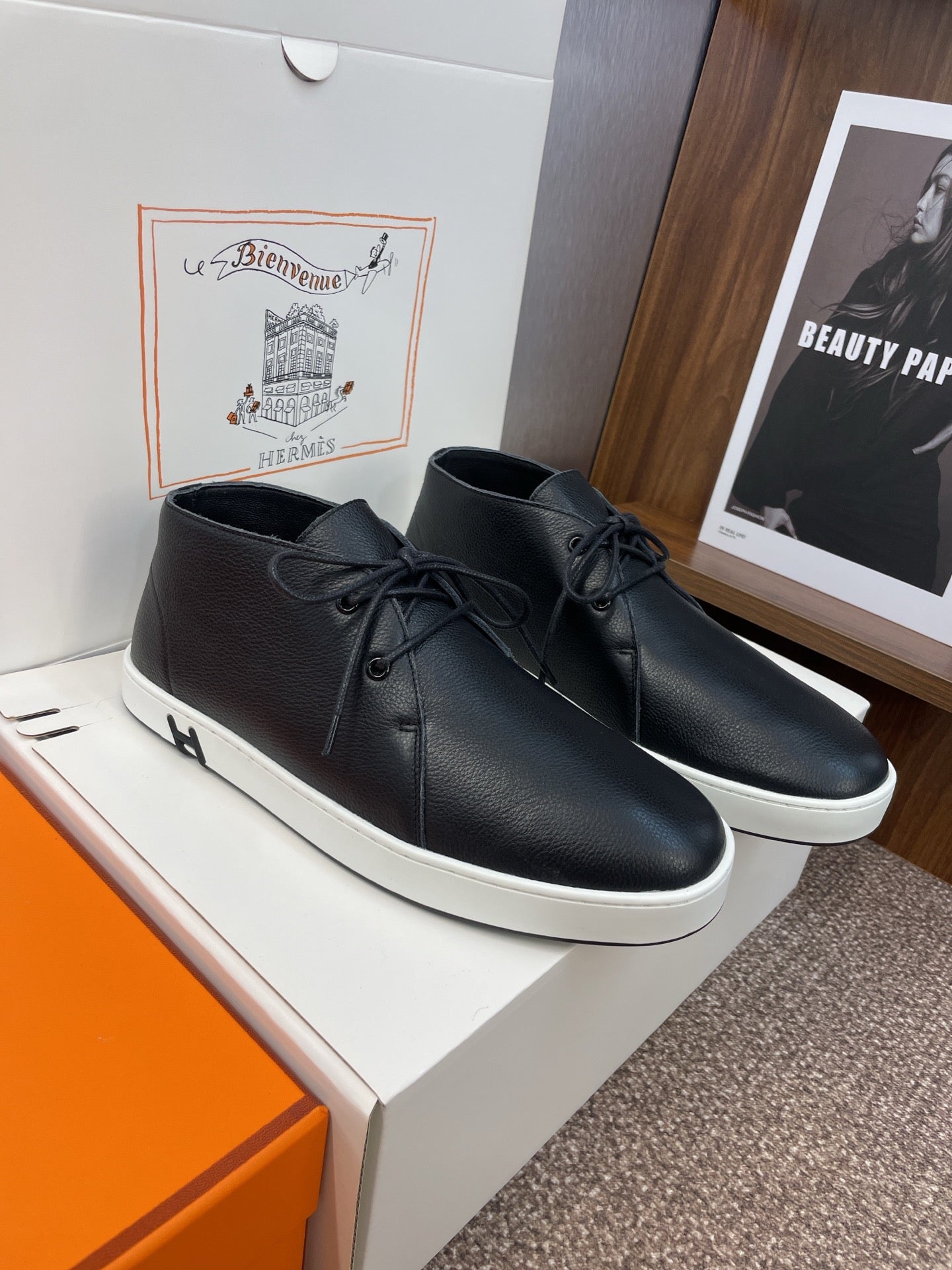 HM 25 Klicker Sneaker Black Calfskin 373020