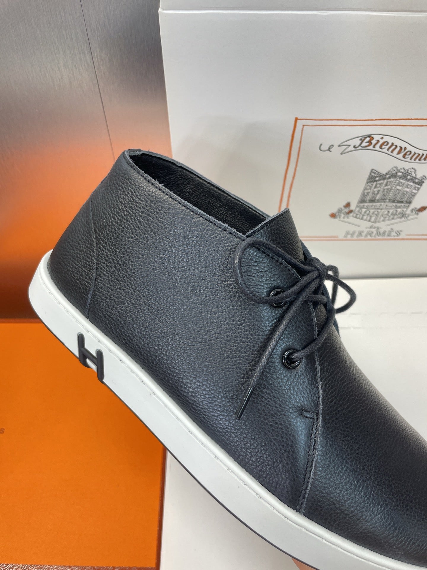 HM 25 Klicker Sneaker Black Calfskin 373020