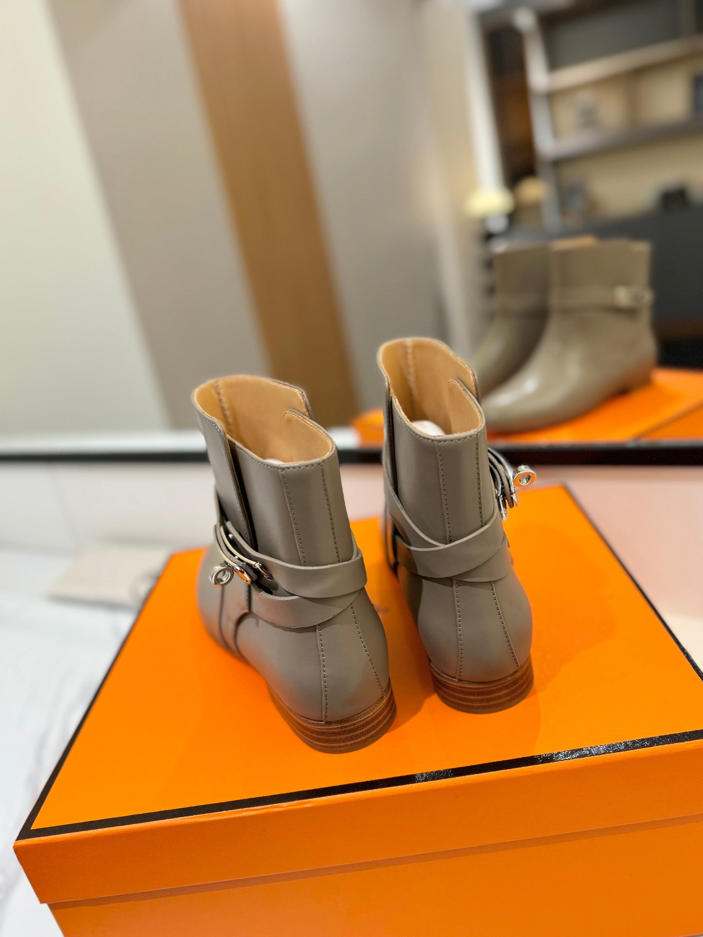 HM Neo Ankle Boot 15mm Light Brown Cowhide  960832