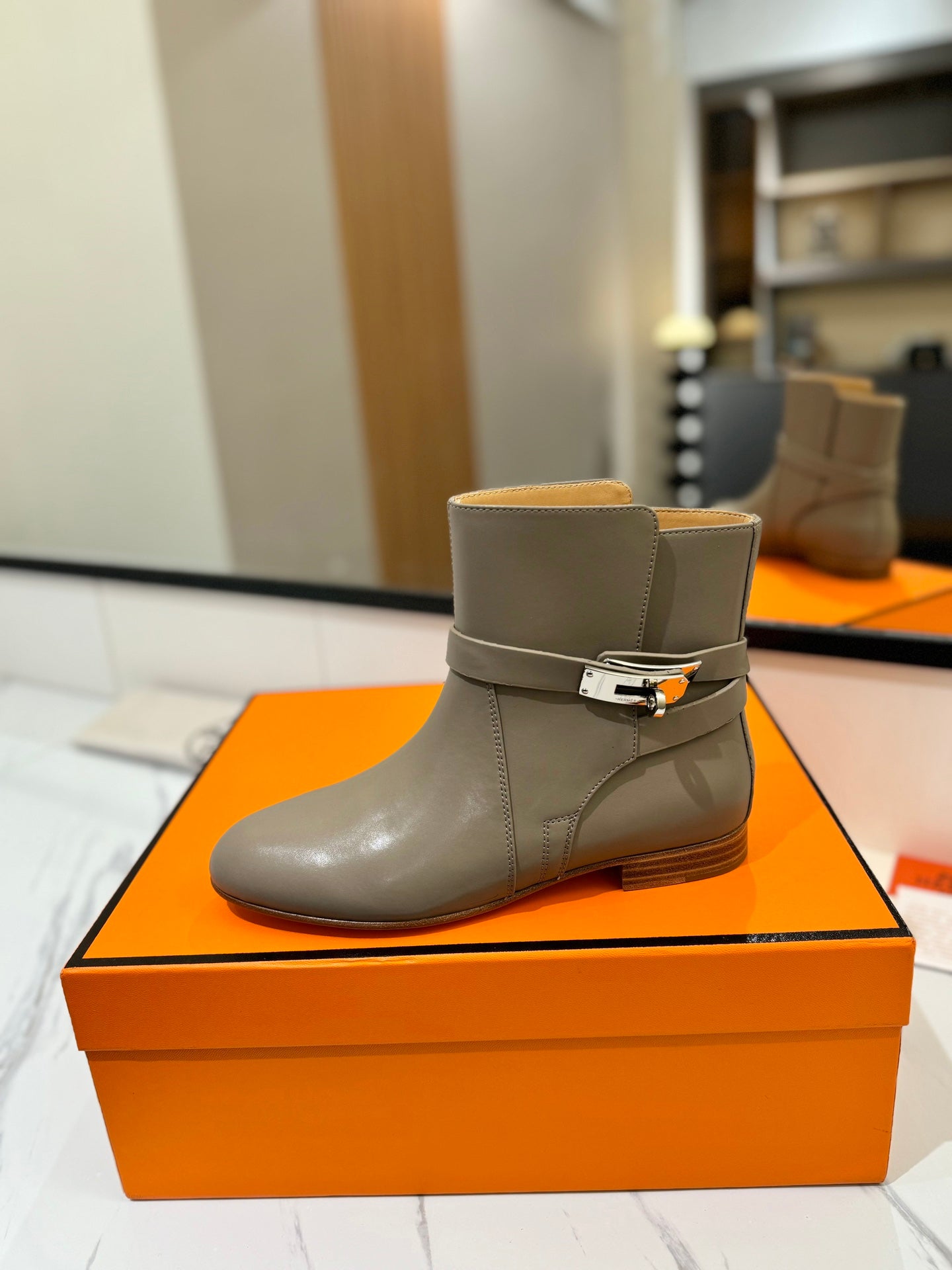 HM Neo Ankle Boot 15mm Light Brown Cowhide  960832