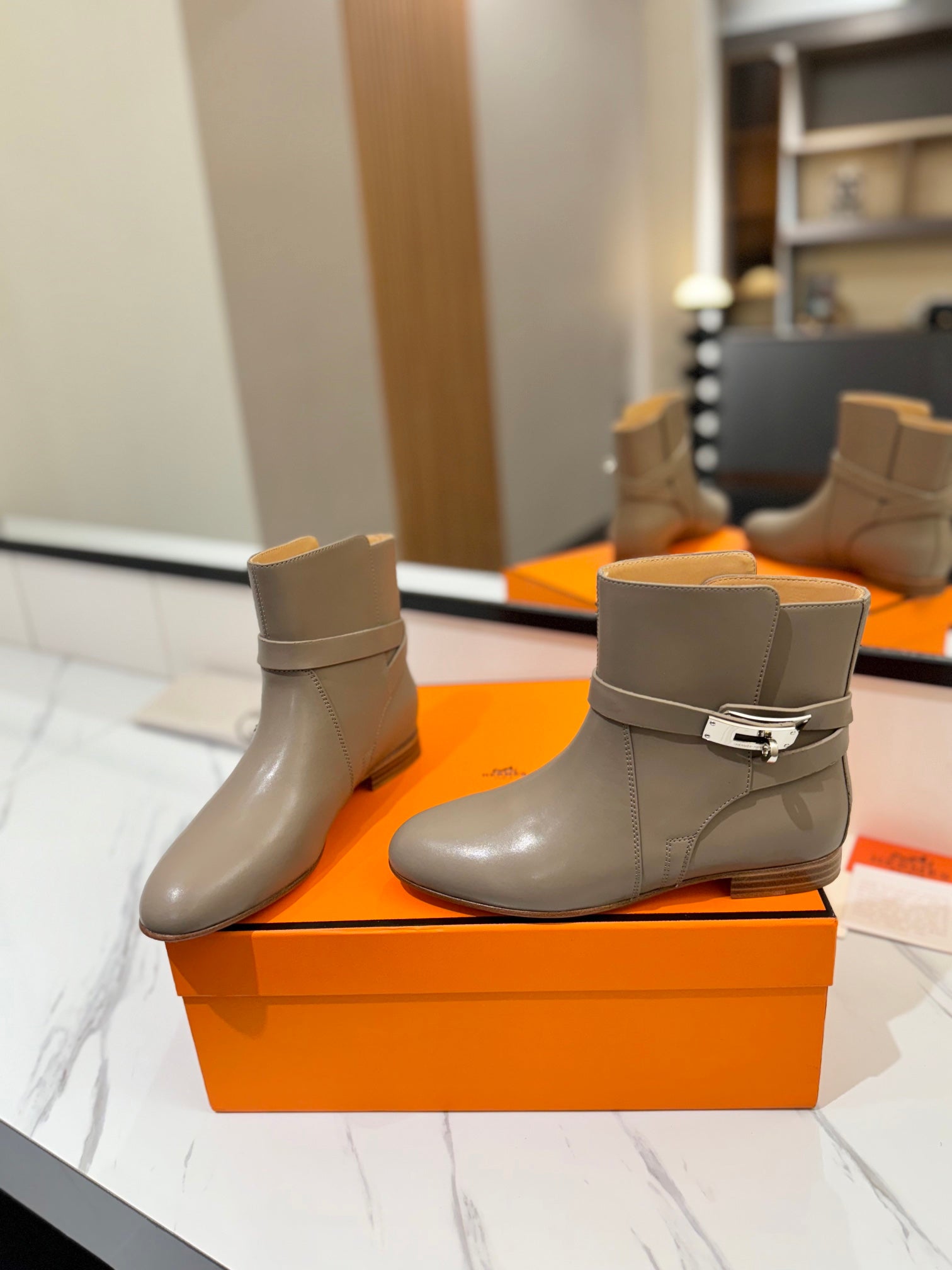 HM Neo Ankle Boot 15mm Light Brown Cowhide  960832