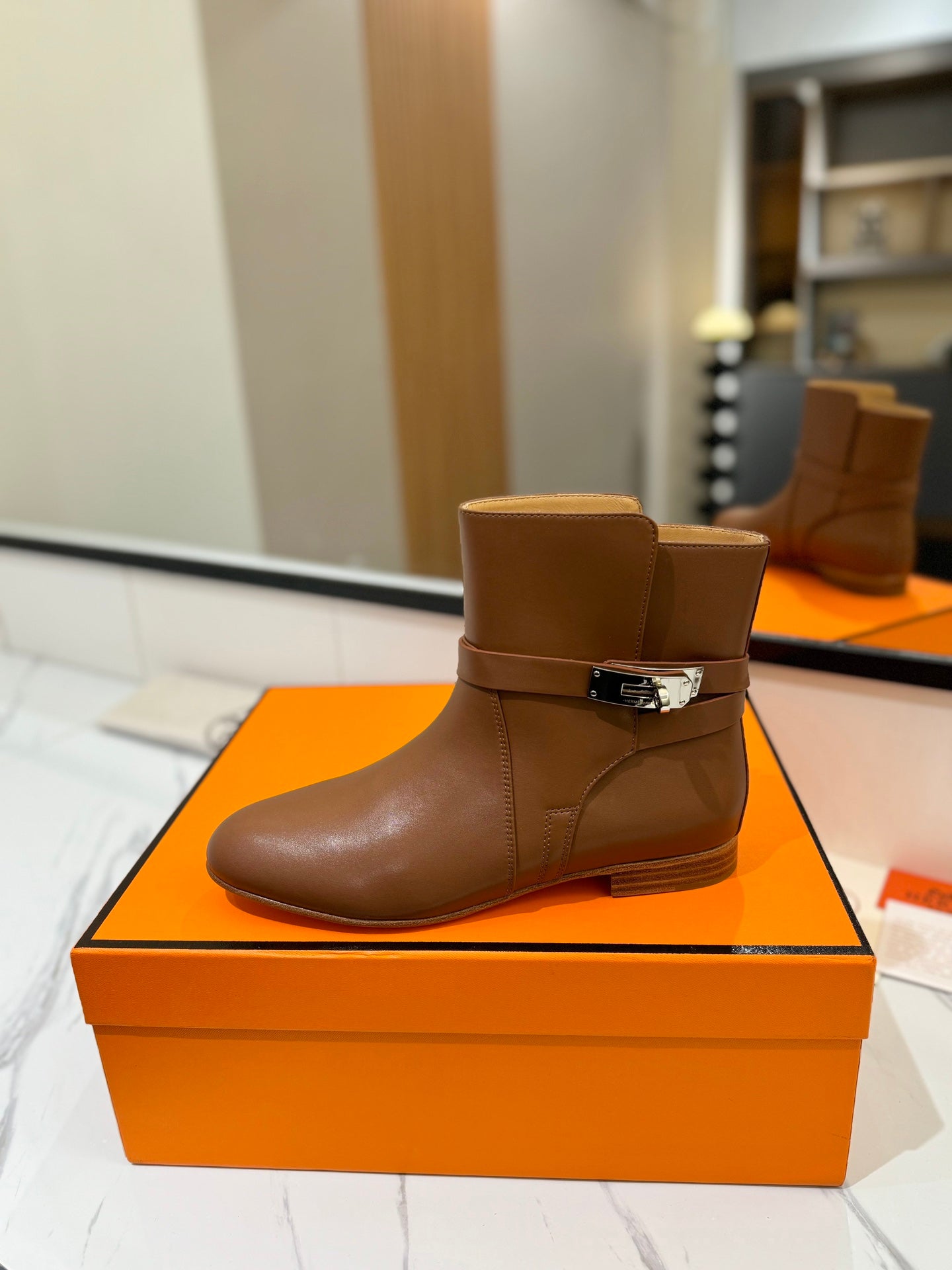 HM Neo Ankle Boot 15mm Brown Cowhide 960836