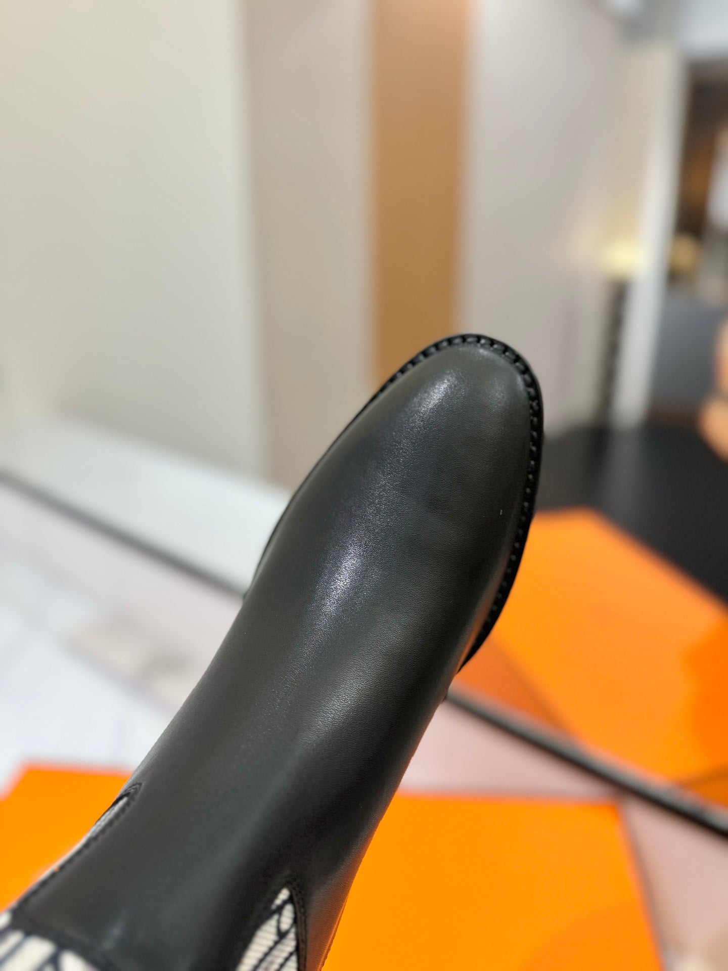 HM Jumping Boot 20mm In Black Cowhide 992365