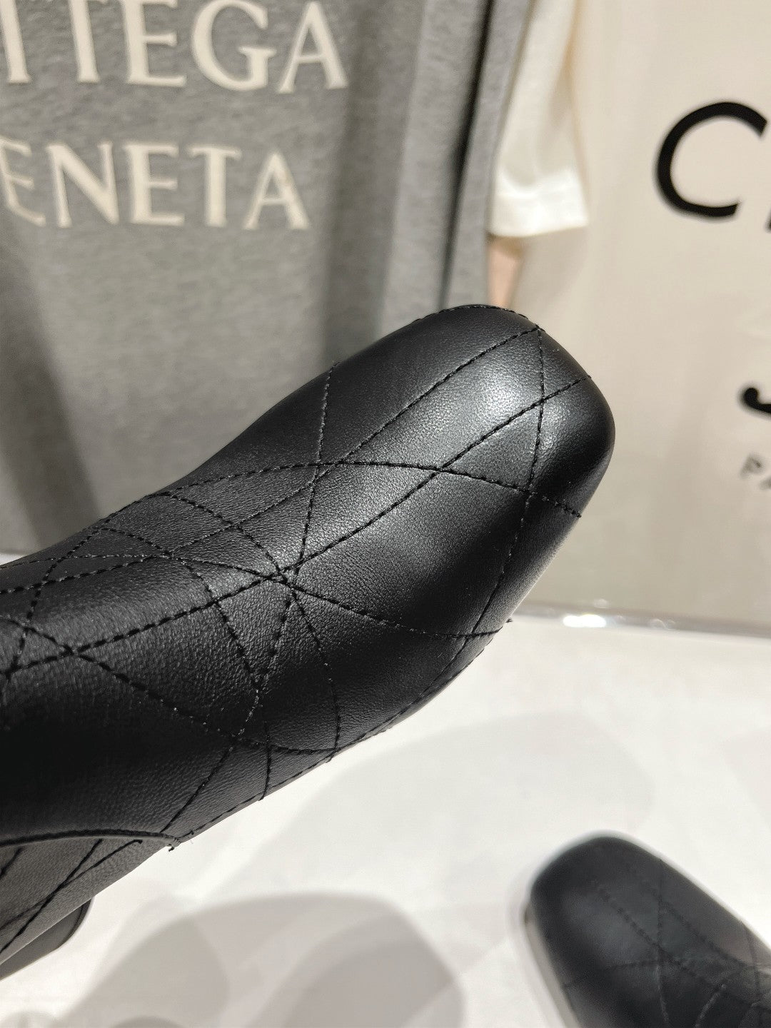 CD High Boots 85mm Black Lambskin