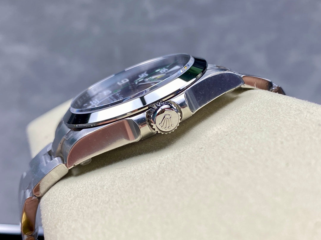 Rolex Air King 40mm Silver Black