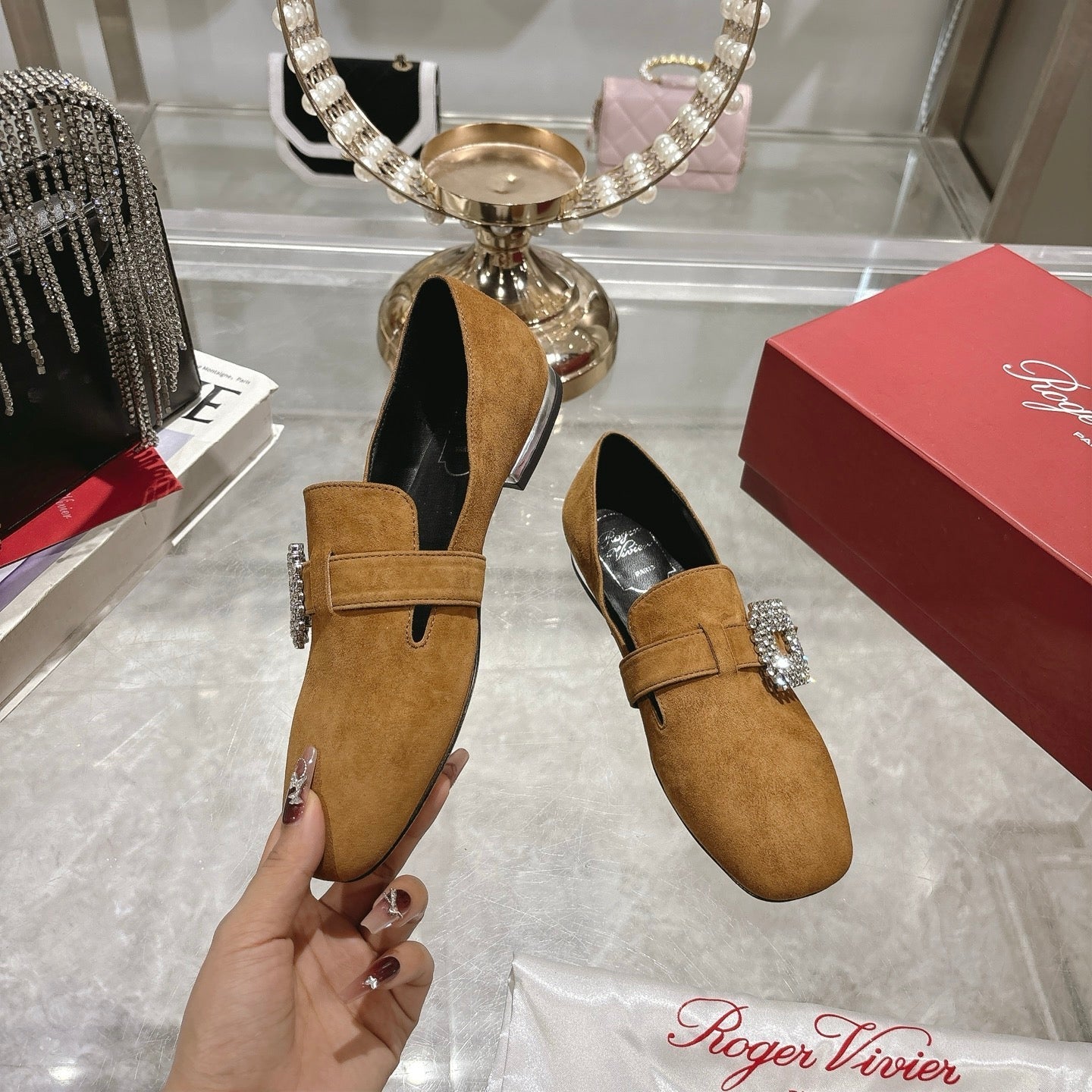 Viv 25 Loafer Brown Cowhide Lambskin 317467