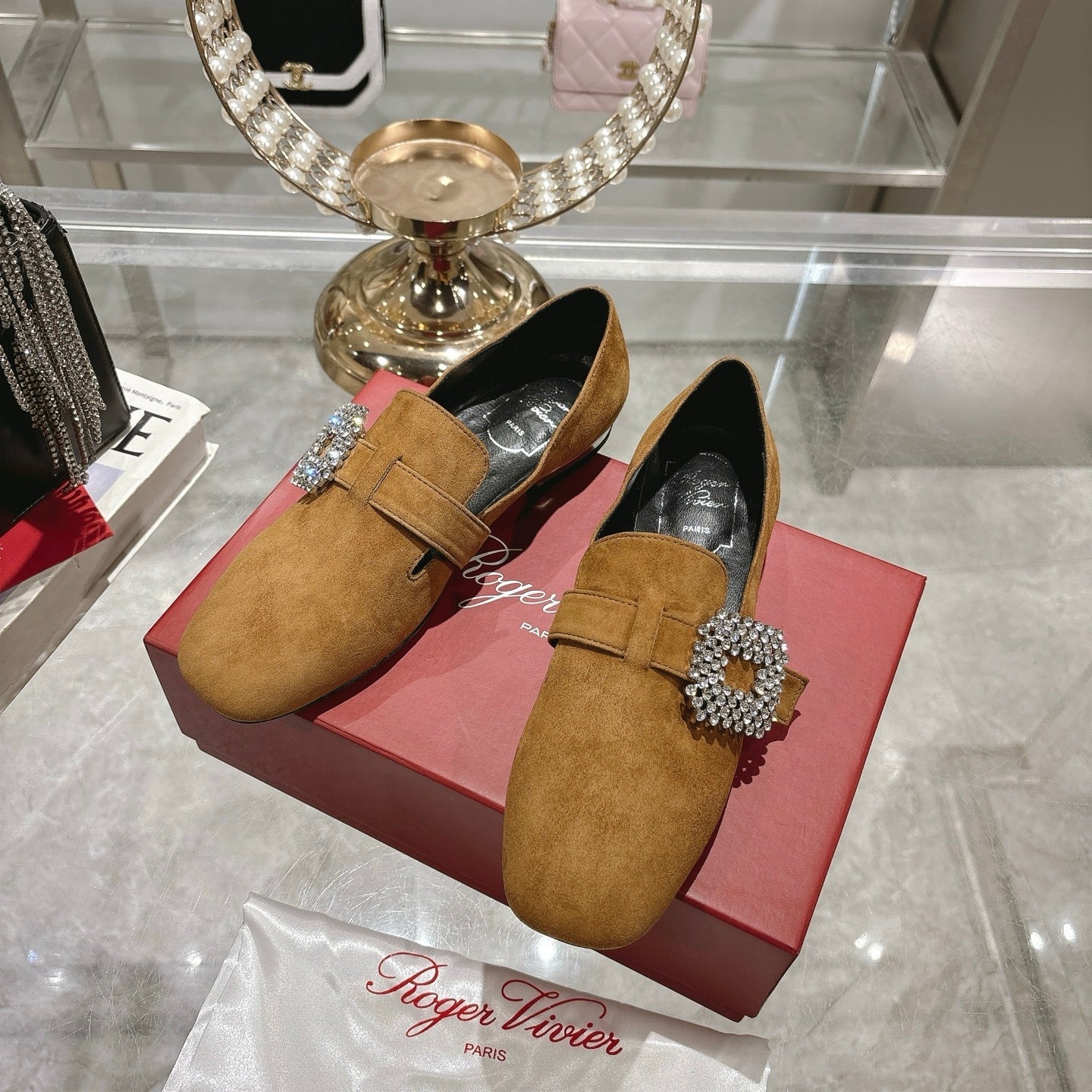 Viv 25 Loafer Brown Cowhide Lambskin 317467