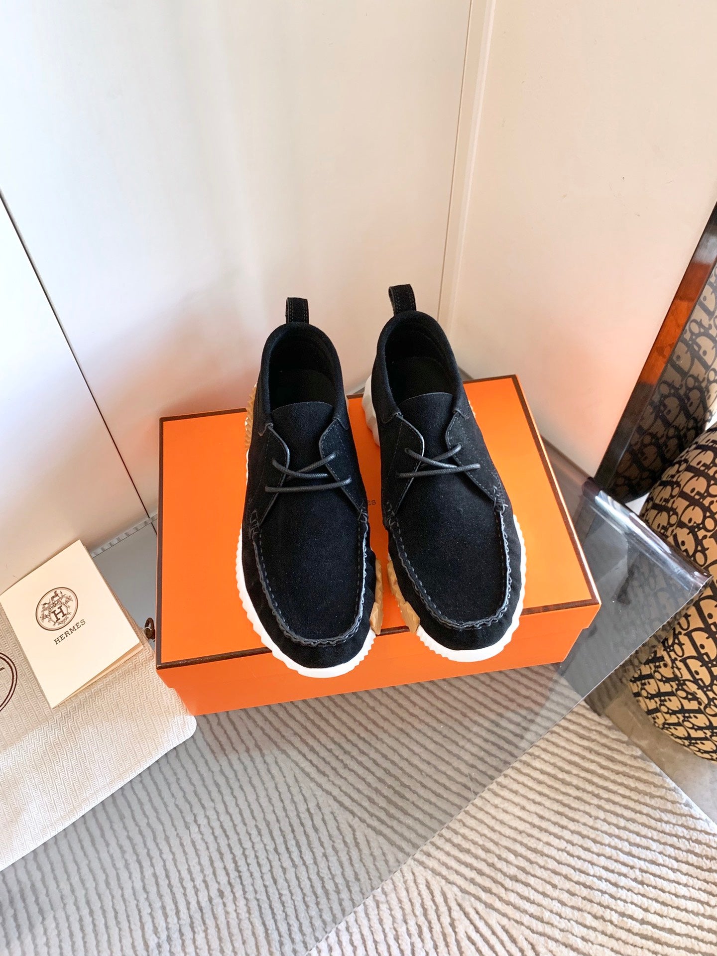 HM Increase Sneaker In Black Suede 993283