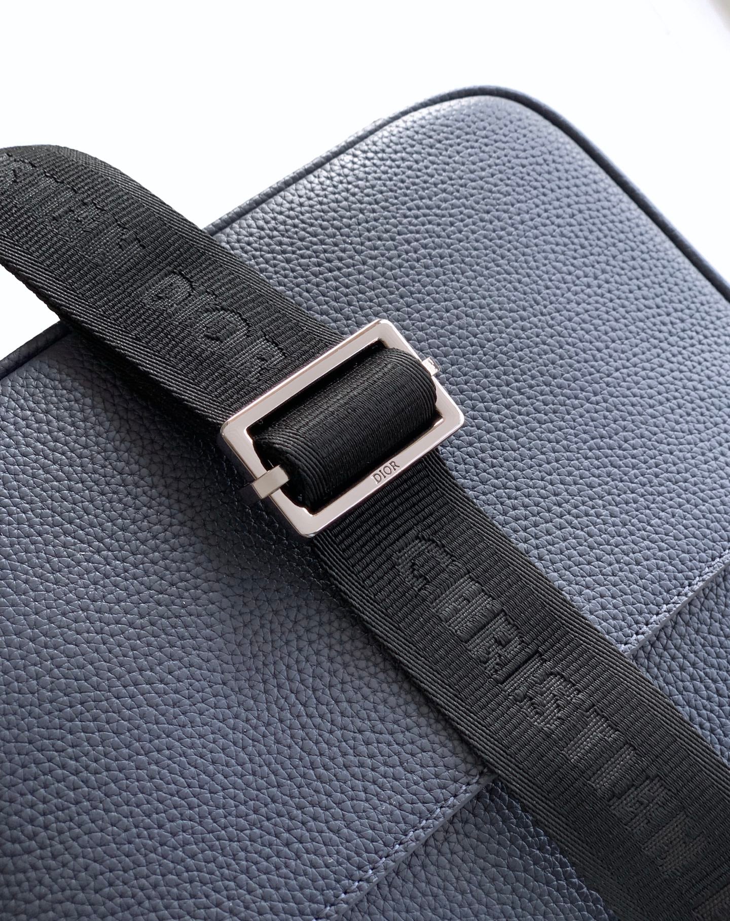 Dior Rider 2.0 Zippered Messenger Bag Navy Blue Cowhide 336236