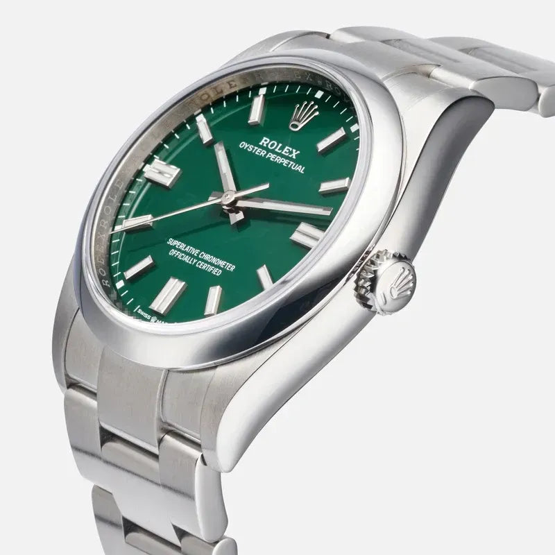 OYSTER PERPETUAL 124300 Series（green dial）