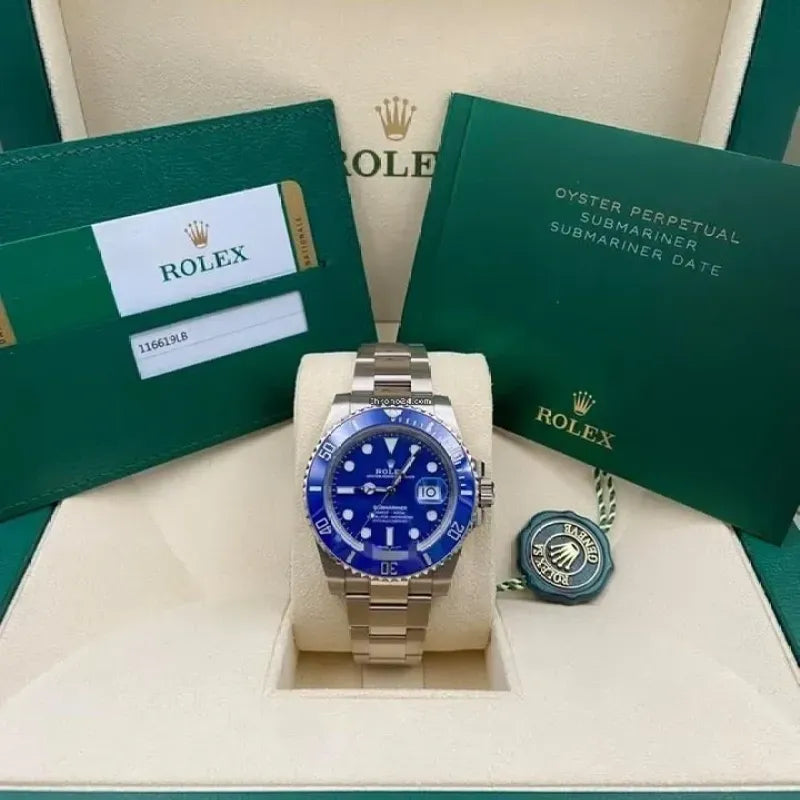 Rolex Submariner 116619LB-97208 Blue dial watch