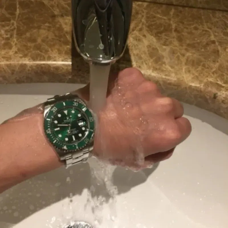 Rolex Submariner 116610LV-0002 Black Disk Watch (Green Water Ghost)