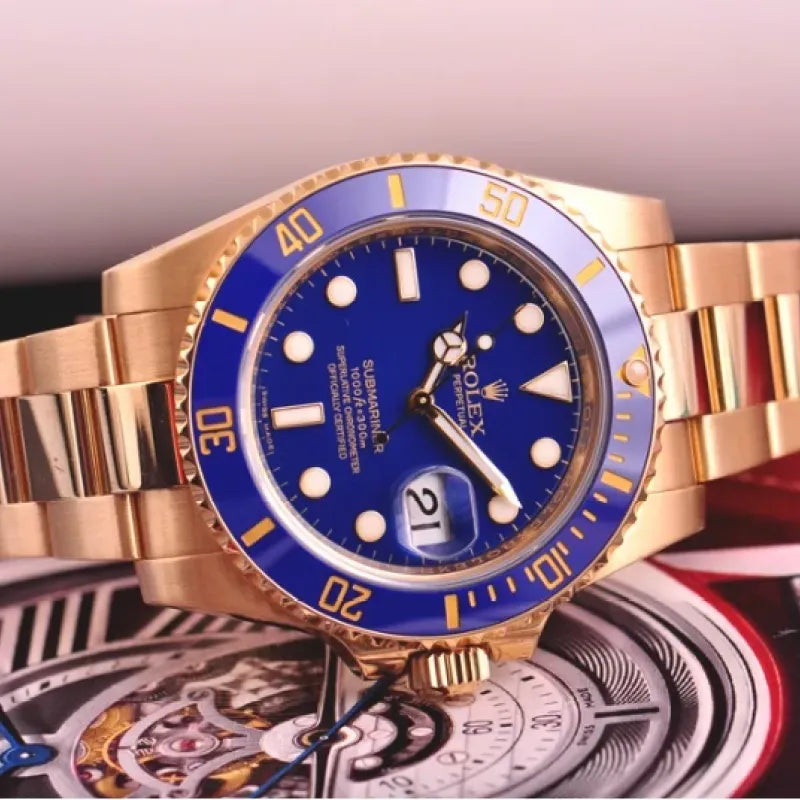 Rolex Submariner m116618lb-0003 Blue dial watch