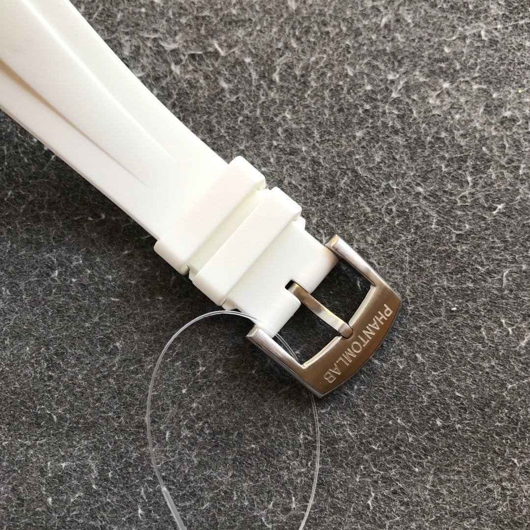 PHANTOM LAB Rolex with White Rubber Strap