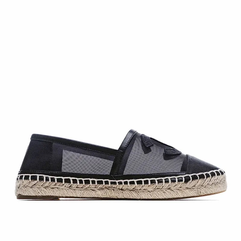 CHANEL ESPADRILLES black