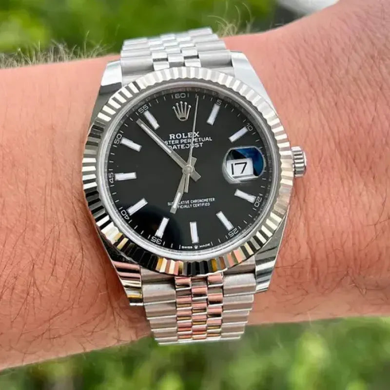 Rolex Datejust 41 Blue m126334-0017 Jubilee 18k White Gold
